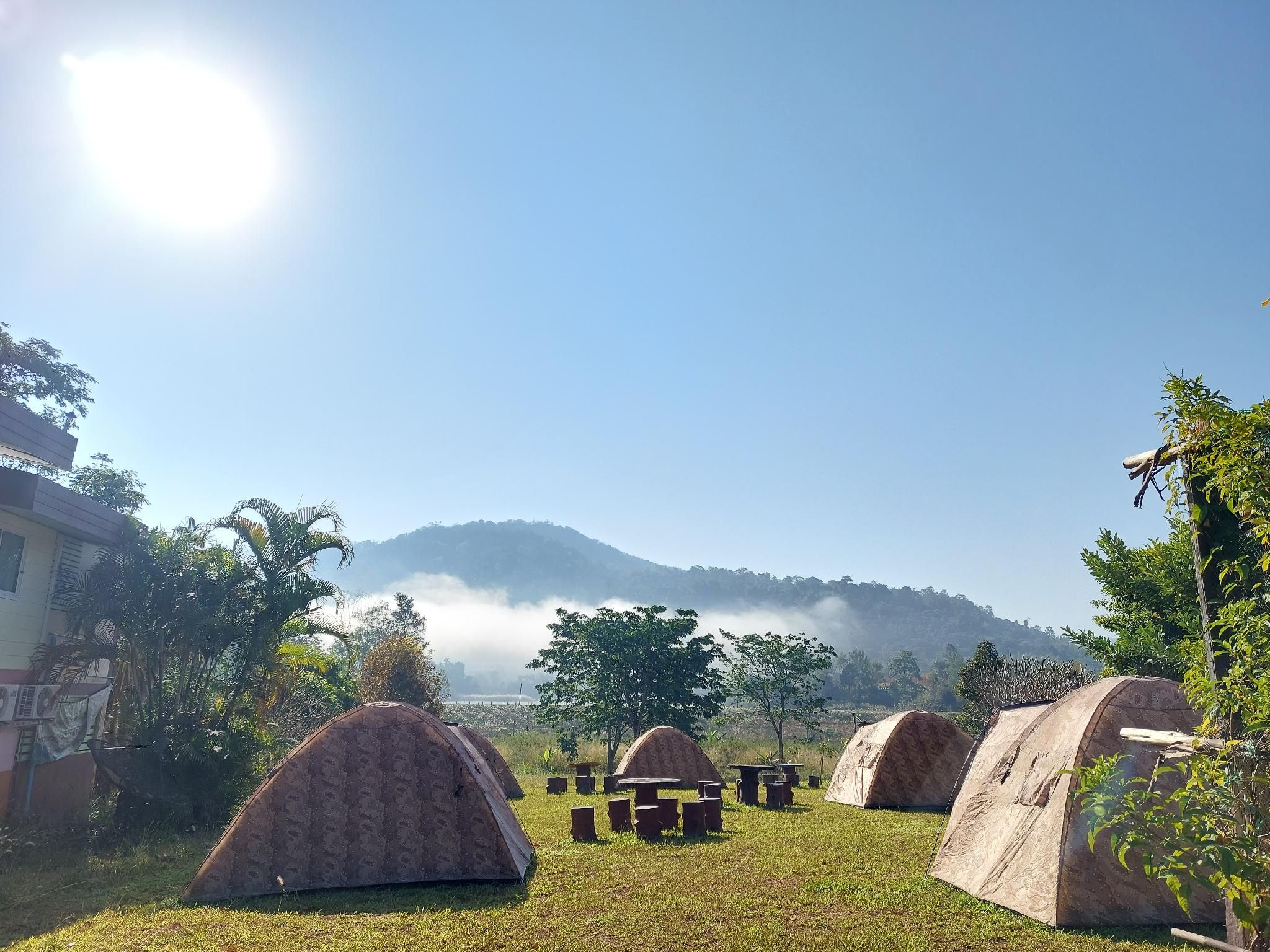 Tent with Shared Bathroom