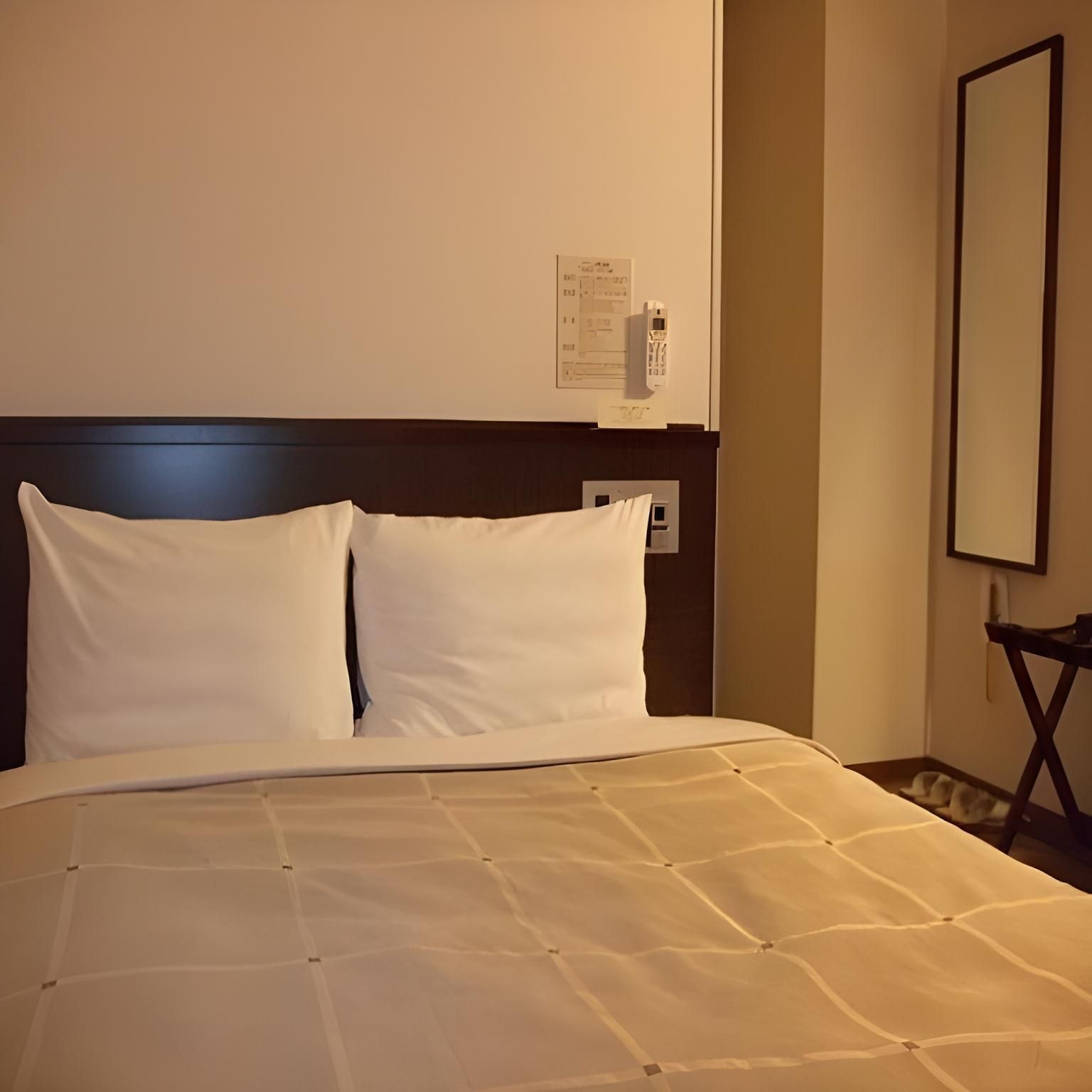 Semi-double plan for 2 single smoking guests
