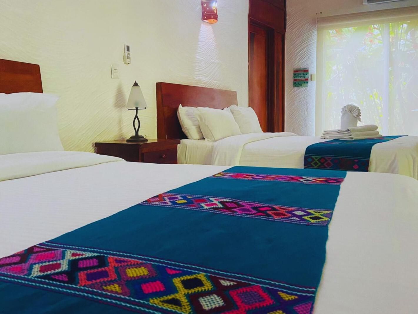 Double Room with Two Double Beds or One Large Bed