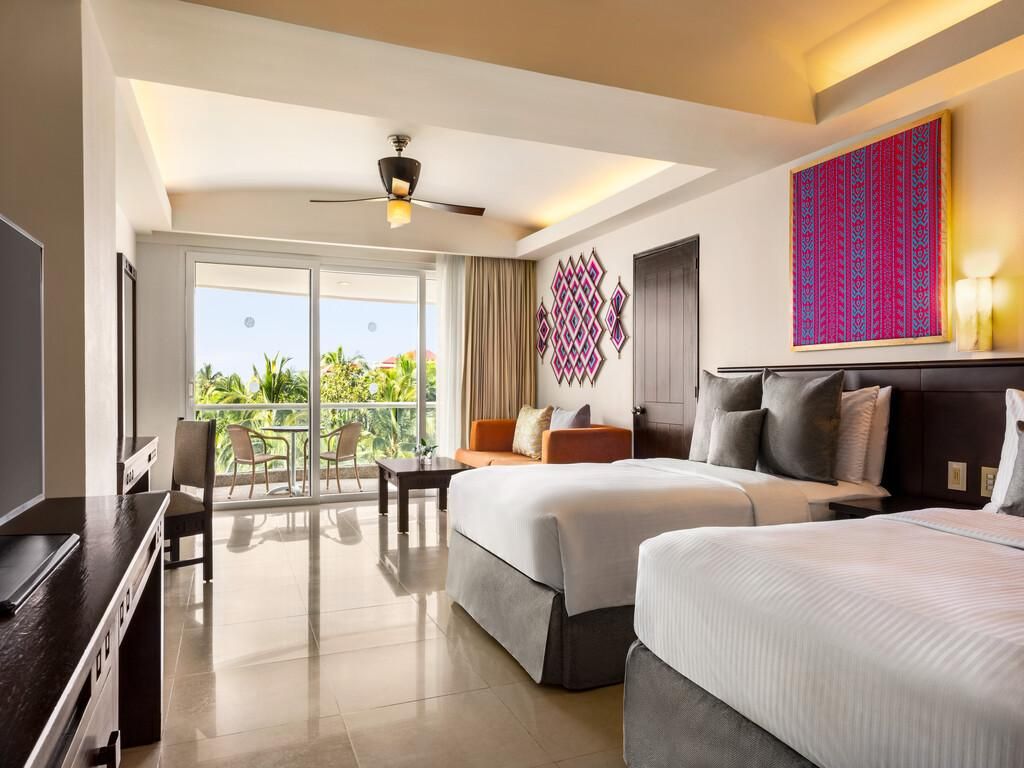 Junior Suite, Tropical View, 2 Double