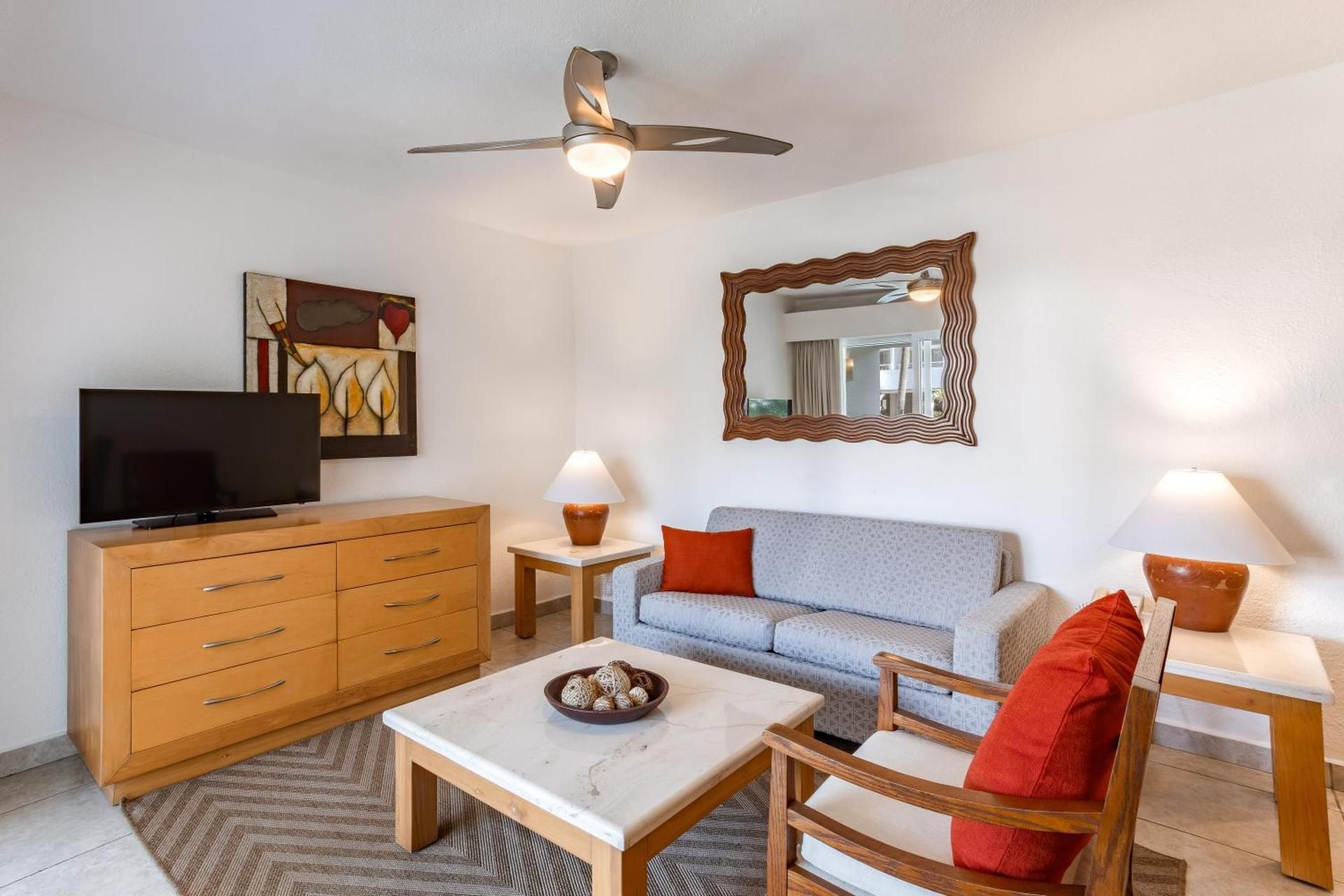 One-Bedroom Suite with Two Double Beds and Sofa Bed - Balcony or Terrace