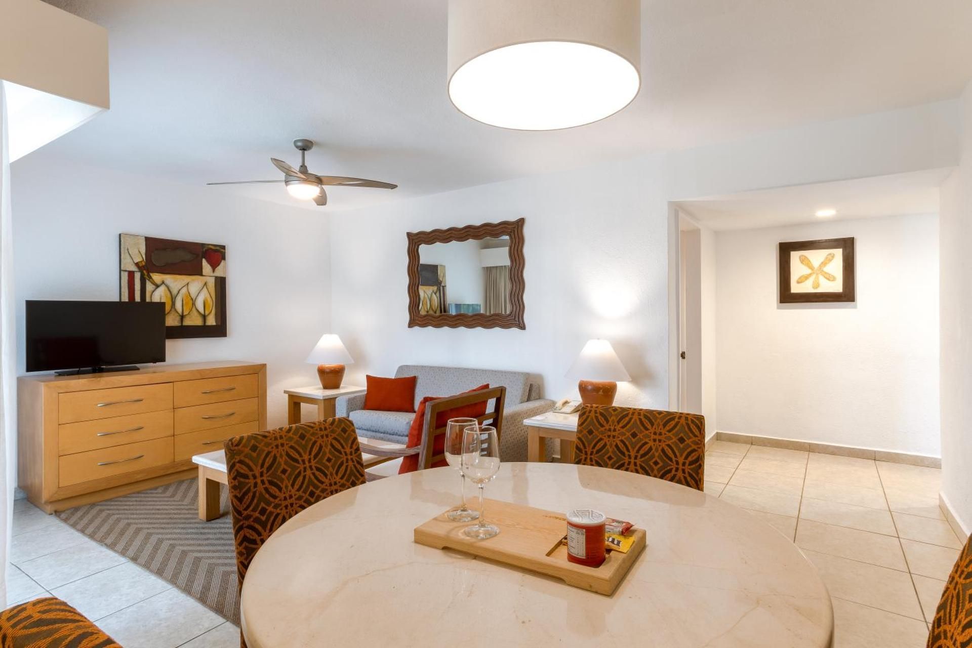 One-Bedroom King Suite with Sofa Bed and Balcony or Terrace - Two Bathrooms