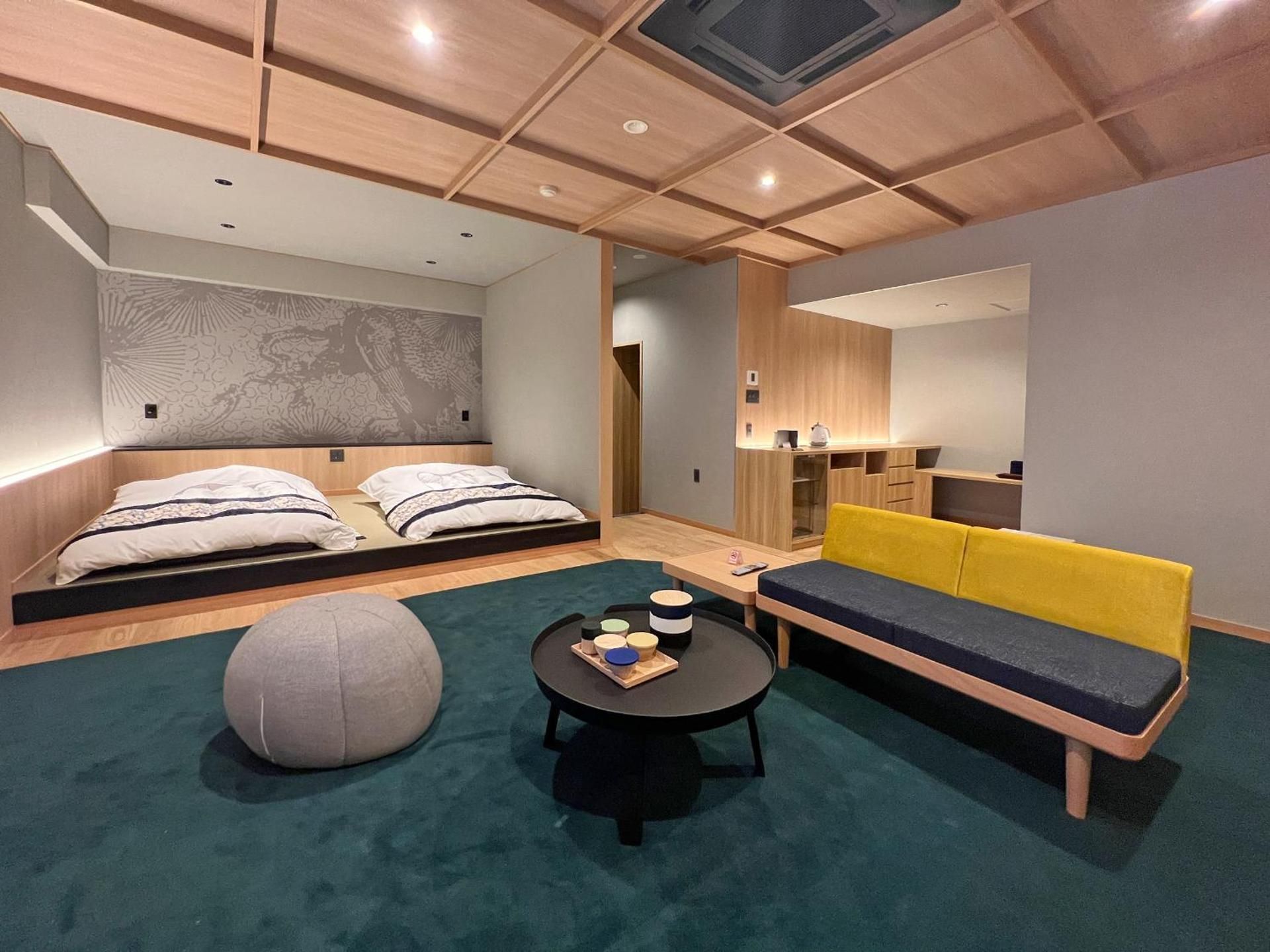 Japanese-Style Room with Open-Air Bath, Top Floor