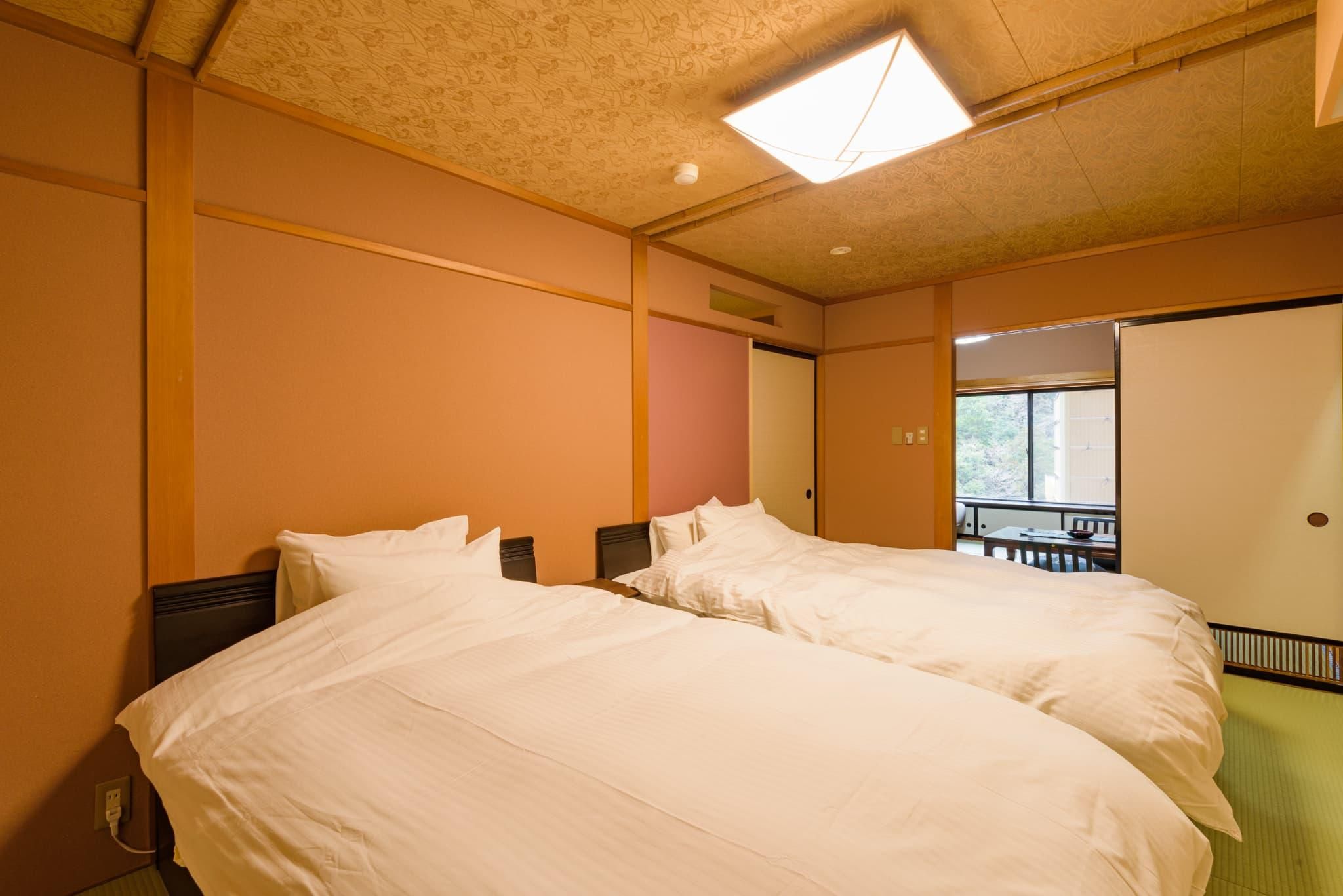 Japanese Western Style Room with Semi Open Air Bath
