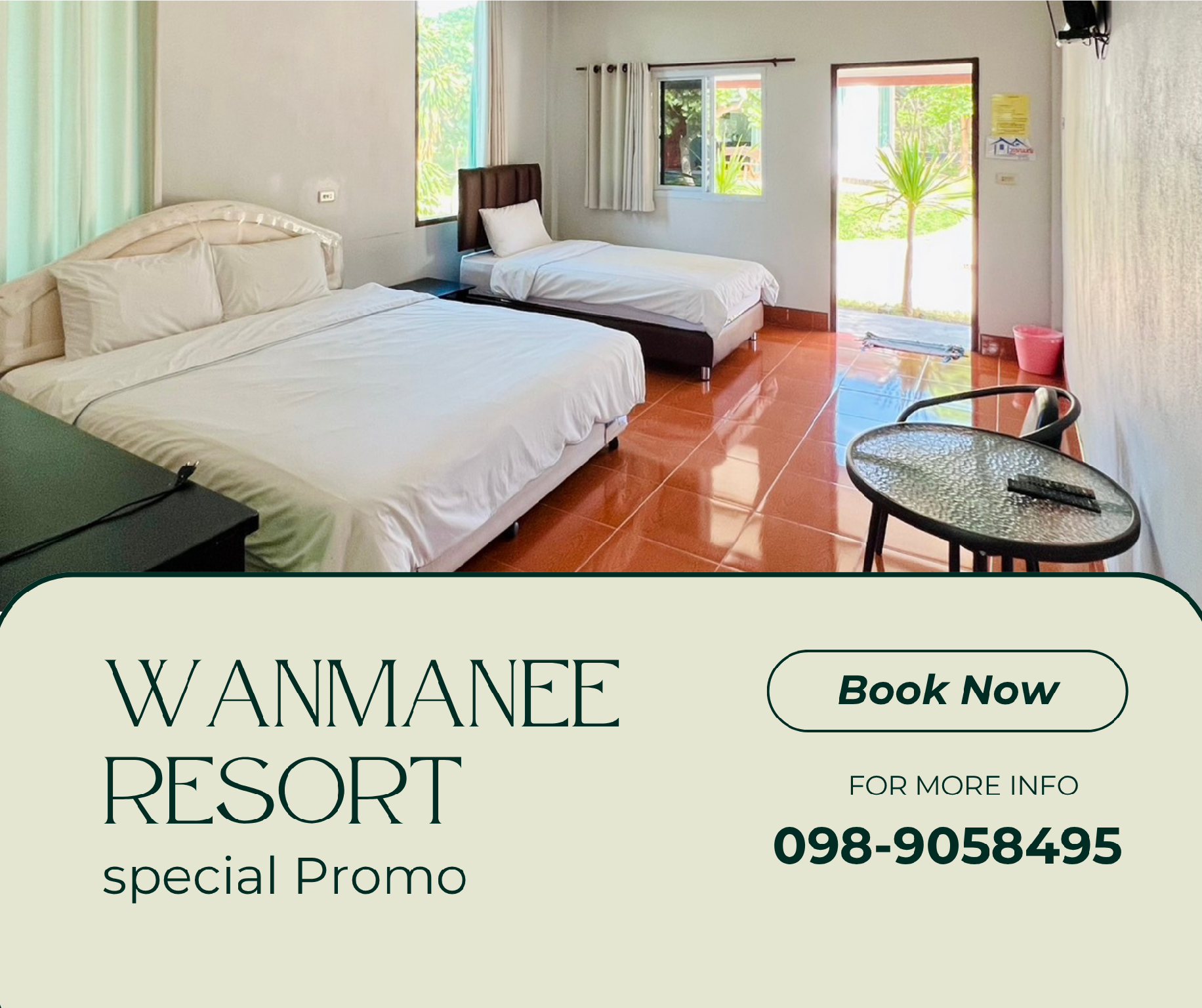Wanmanee Resort Suwannaphum  Family Room -- 2 Bed