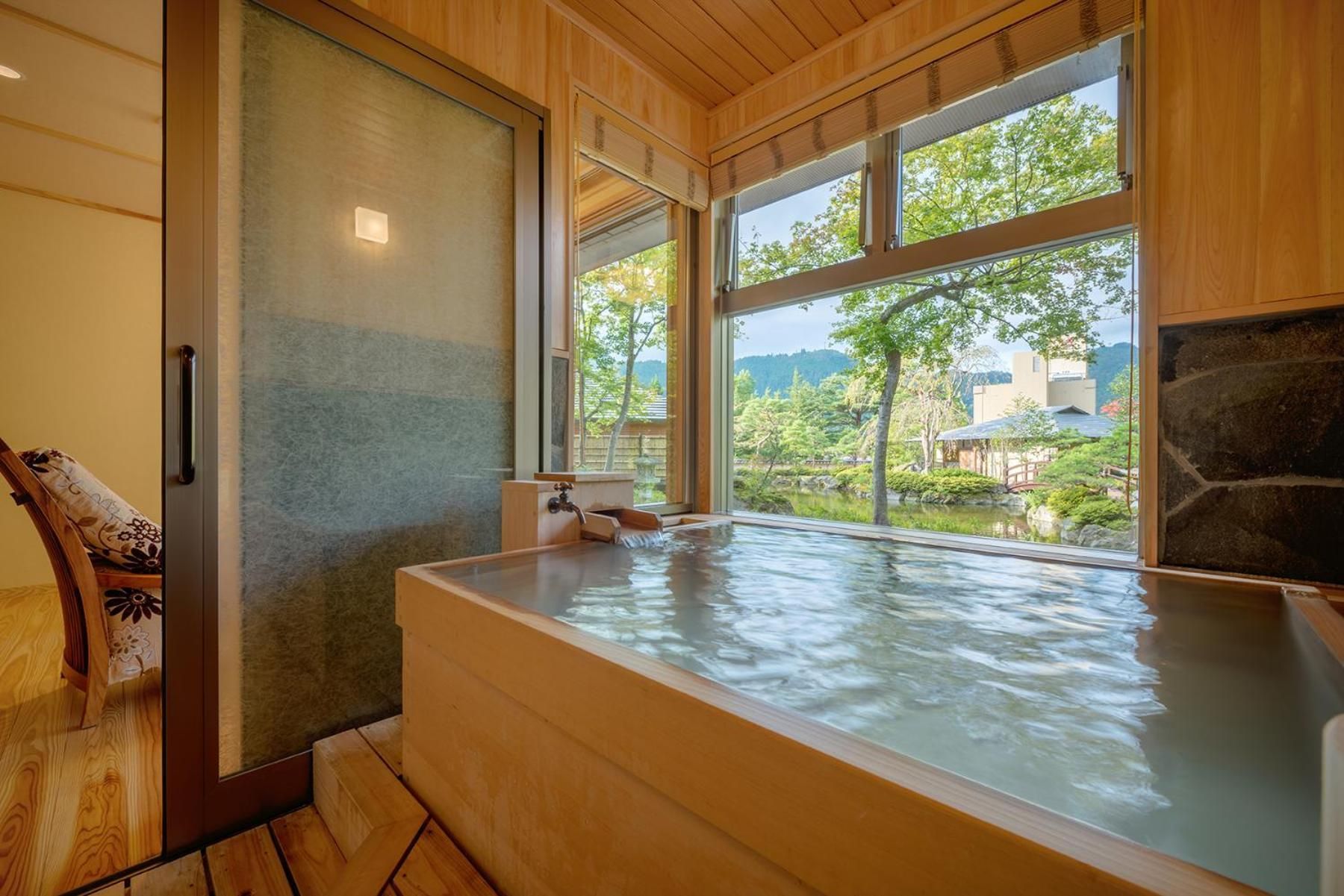 Deluxe Room with Tatami Area and Hot Spring Bath - Non-Smoking