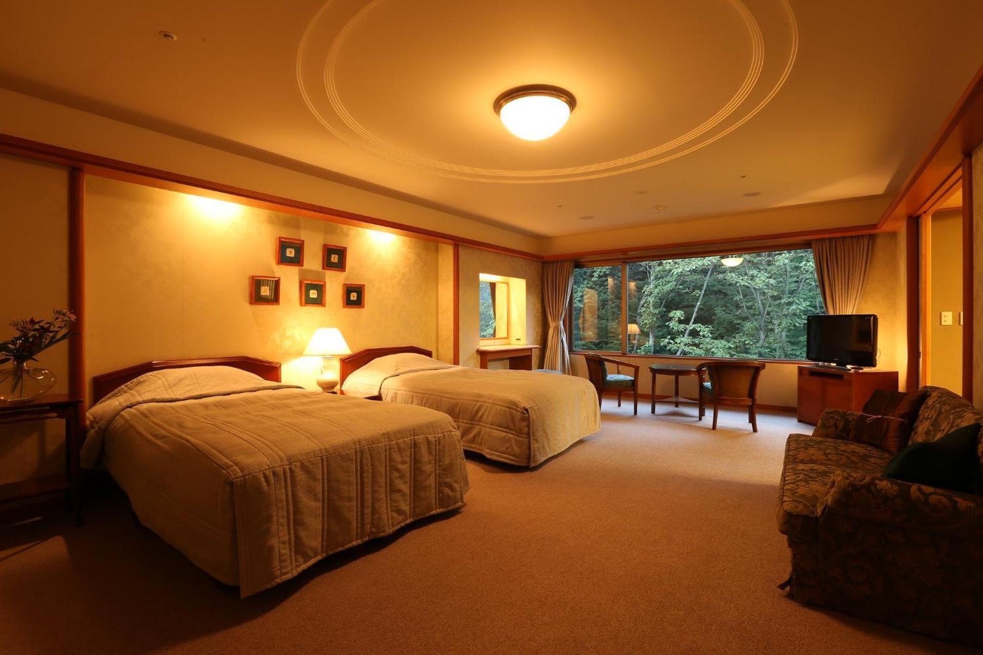Twin Room with Tatami Area - Non-Smoking