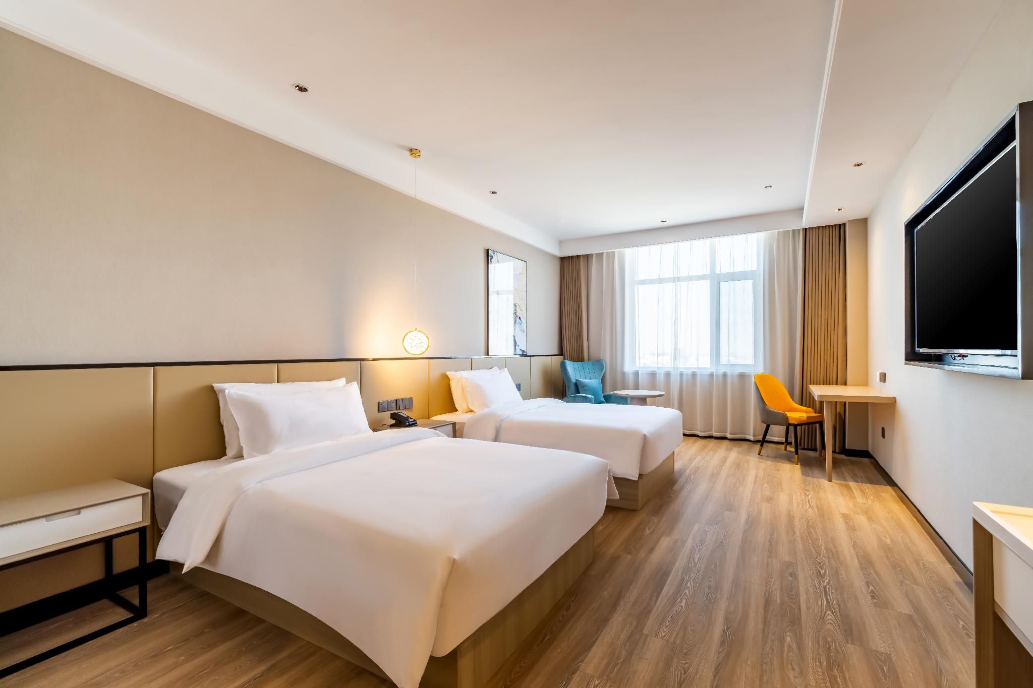 Starway Hotel Xingtai Ningjin Tianbao West Street Dahecheng Pressuer Relax - Deluxe Twin Room