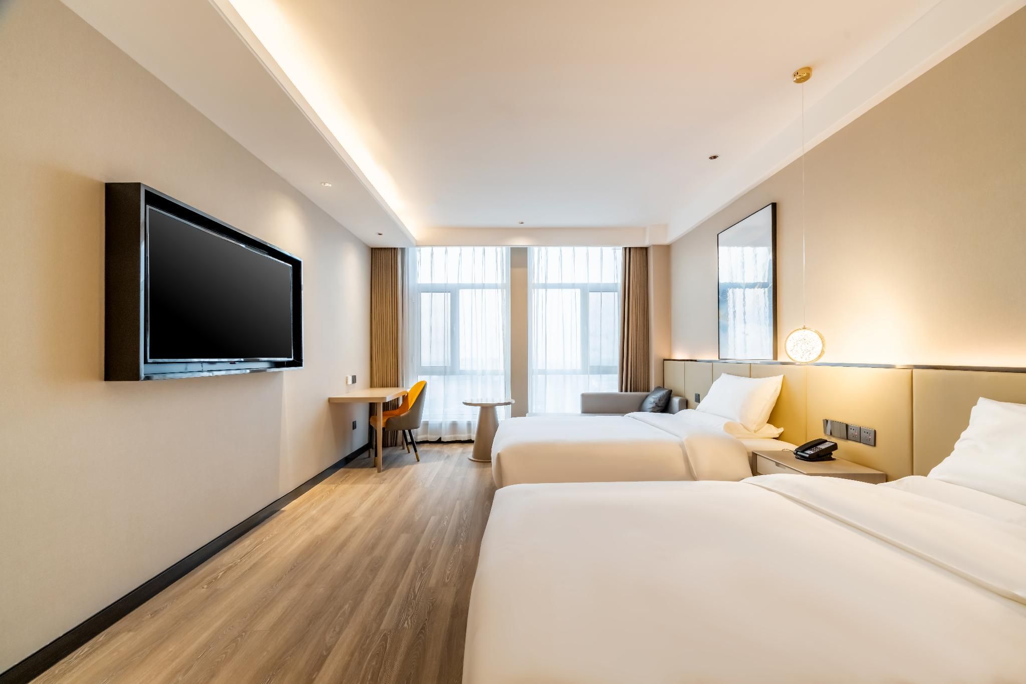 Starway Hotel Xingtai Ningjin Tianbao West Street Dahecheng Pressuer Relax - Deluxe Twin Room 2