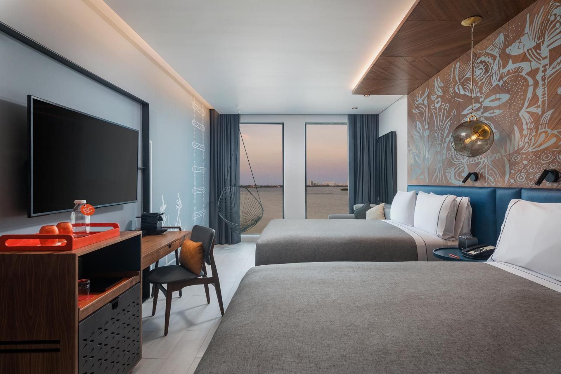 sunset bay premium view two queen beds room