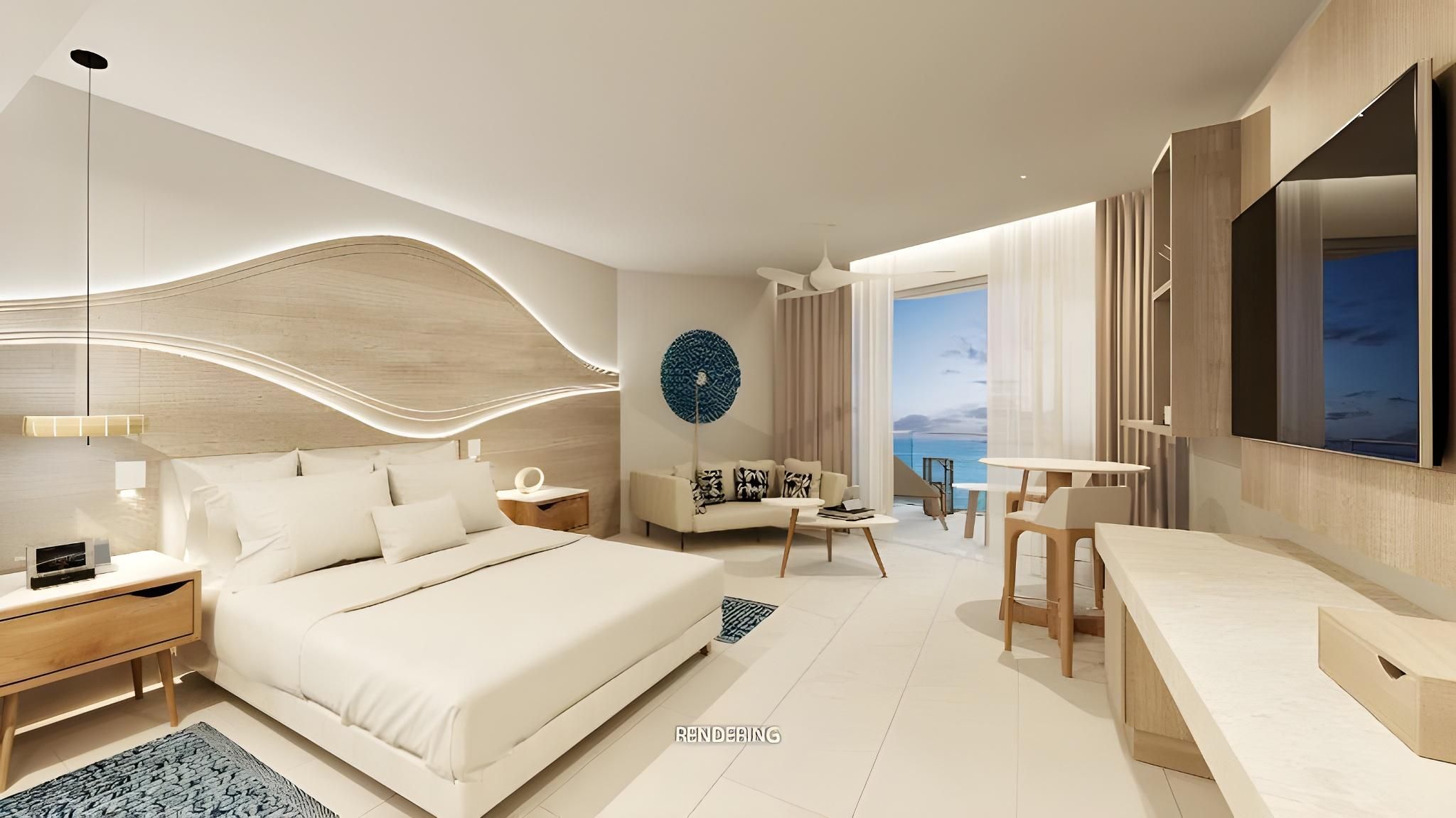 Xcelerate Live Big Ocean Front Junior Suite with King Bed