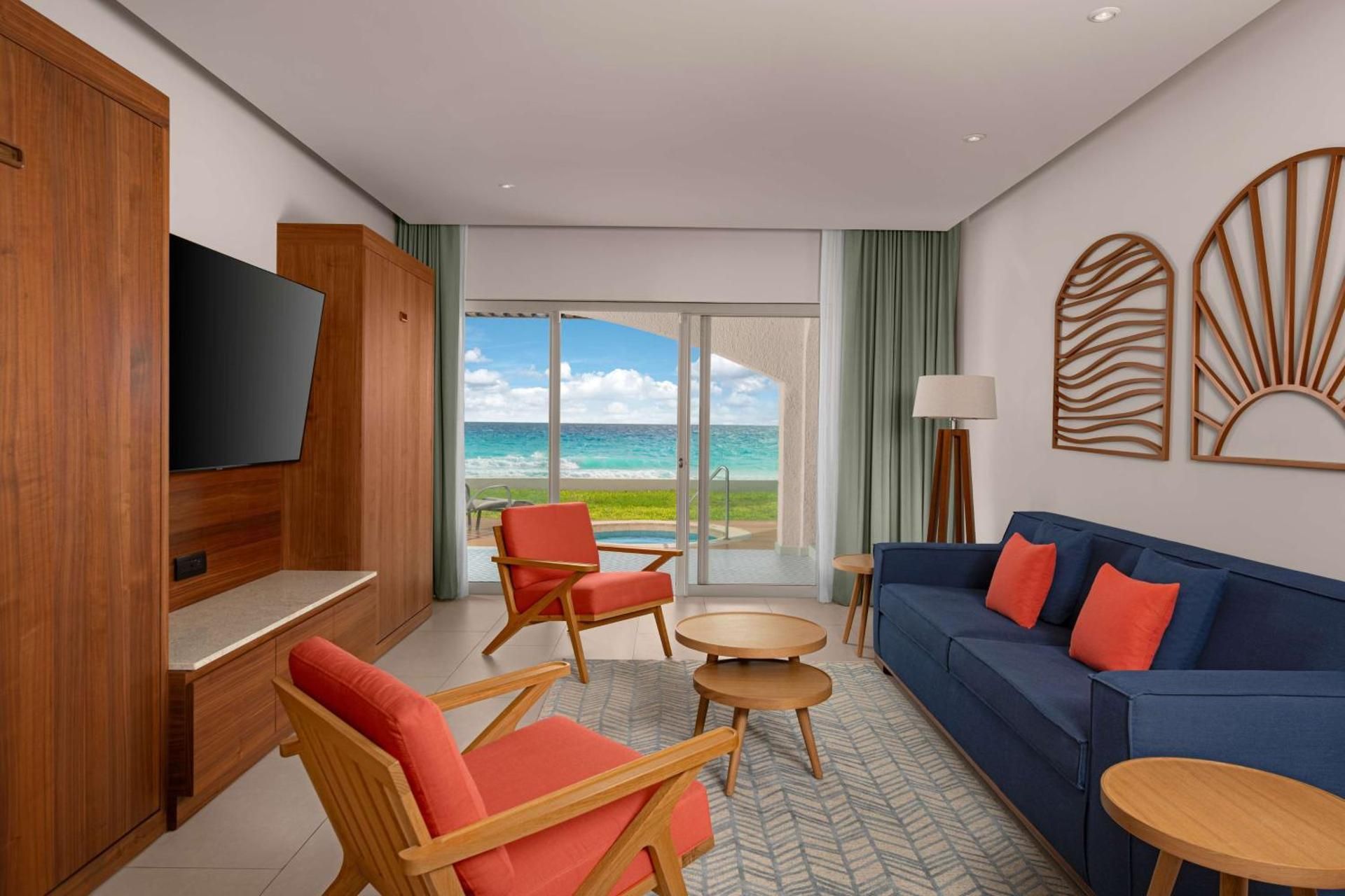Enclave Beach Front Two-Bedroom Suite with Whirlpool - One King Bed - Two Murphy Beds or Two Queen Beds