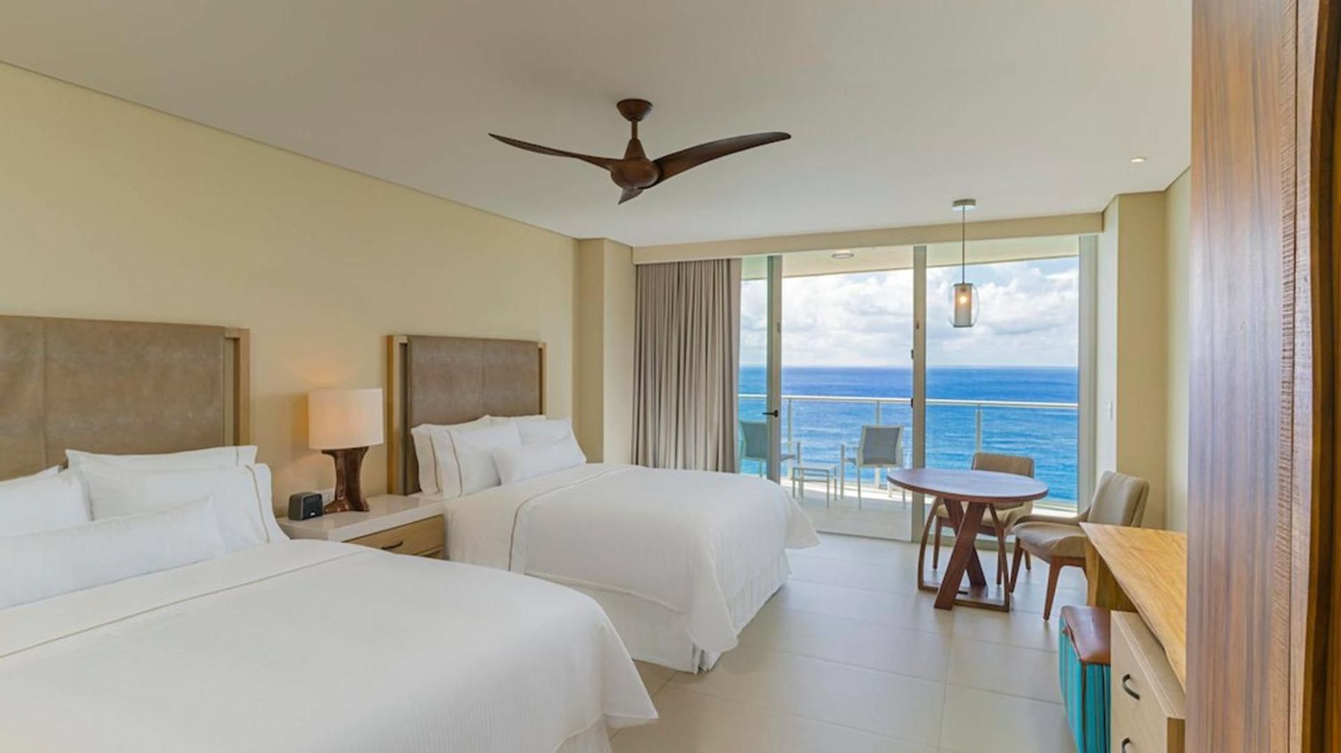 Deluxe 2 Queen Beds, Junior Suite, 2 Queen, Ocean View, Low Floor, Whirlpool