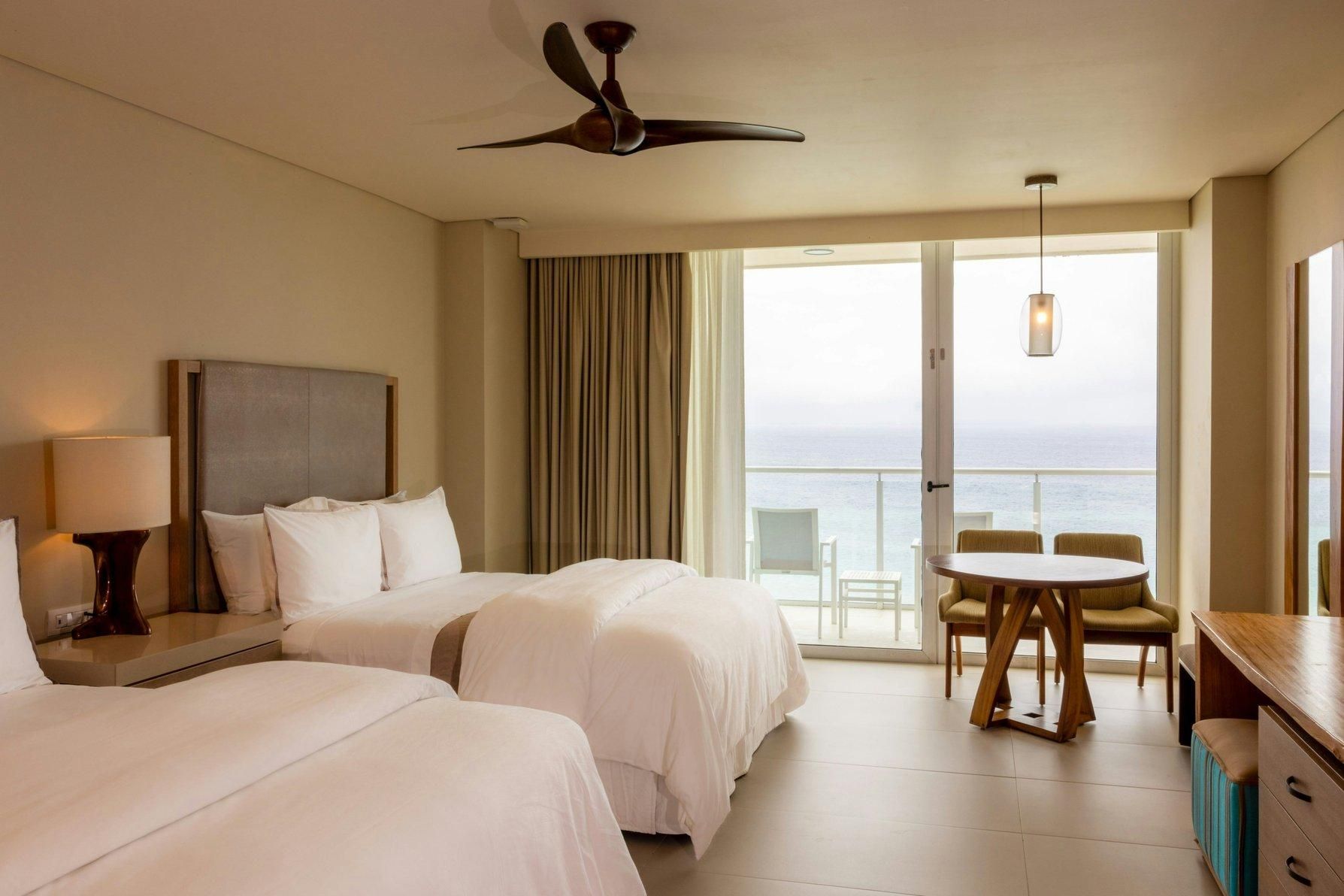 Deluxe 2 Queen Beds, Junior Suite, 2 Queen, Ocean View, Low Floor, Whirlpool
