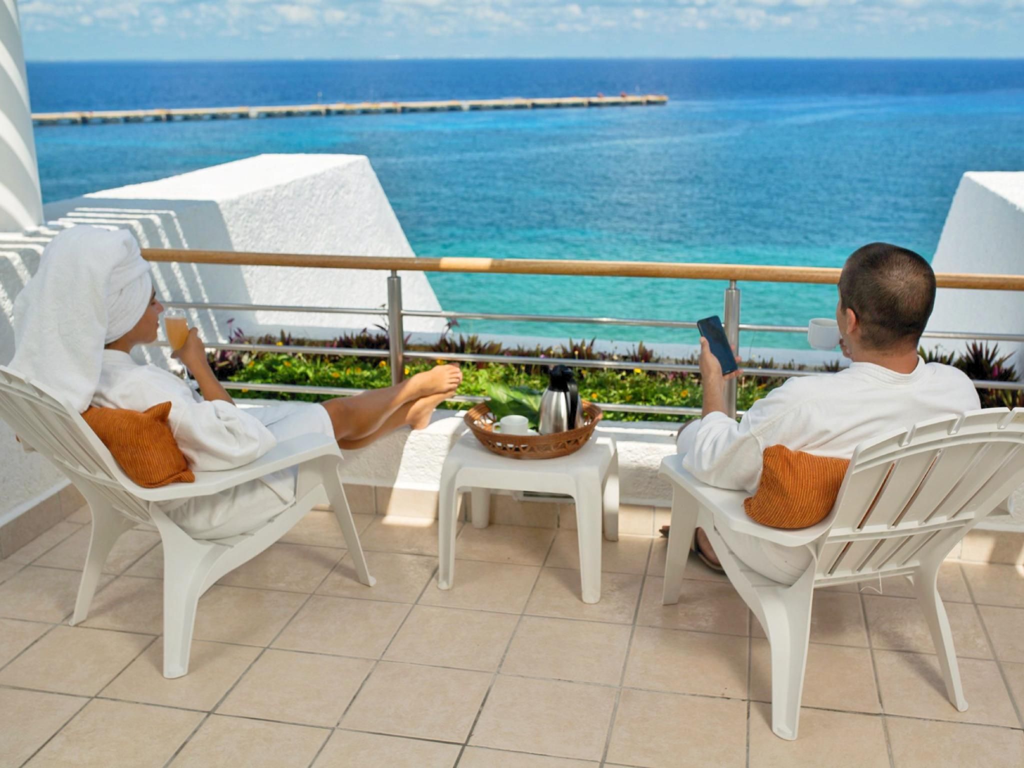 Casa Mexicana Cozumel Deluxe Room with Ocean View 2