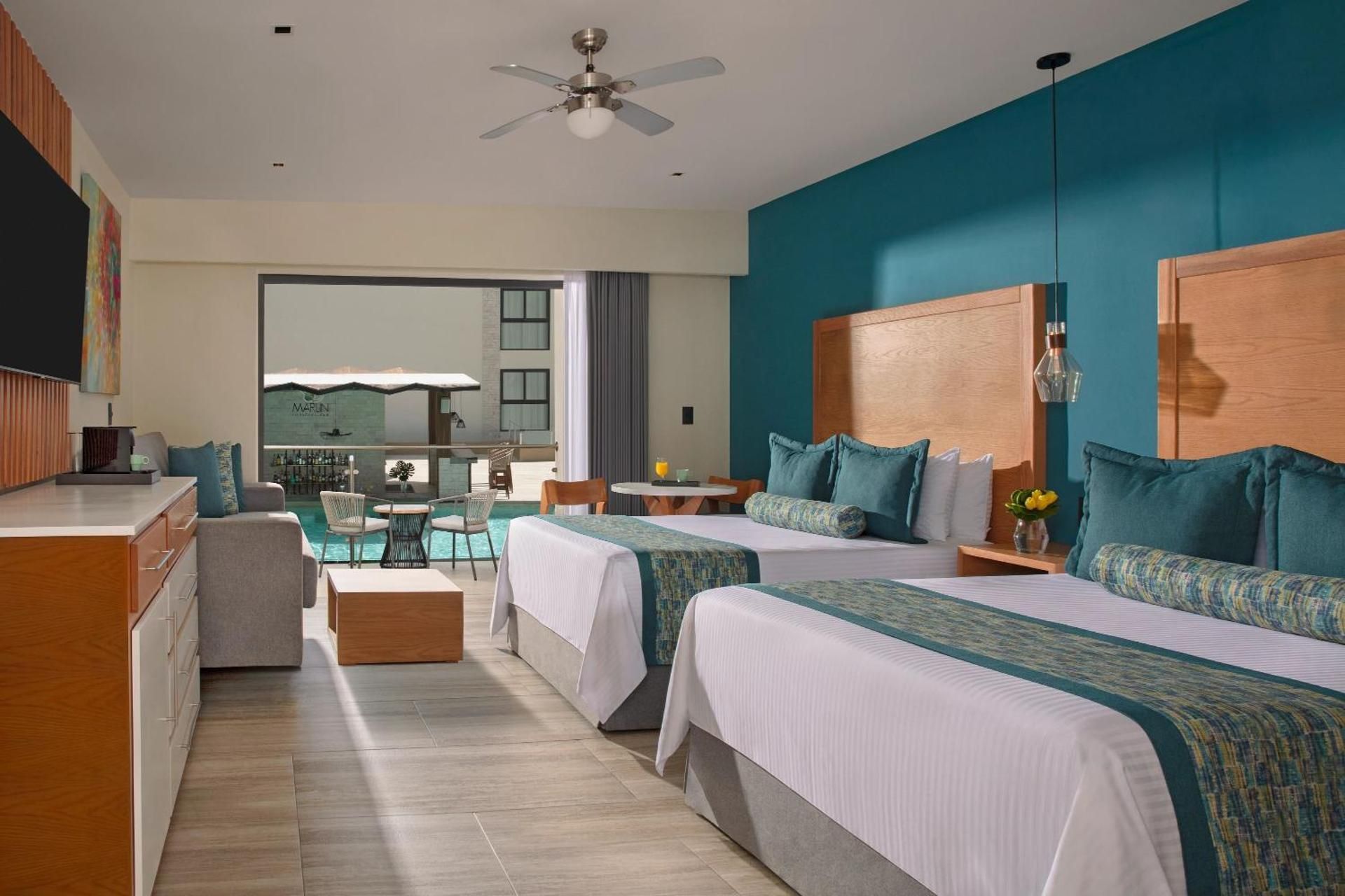 Dreams Cozumel Cape Resort & Spa- All Inclusive Preferred Club Jr Suite Pool View Double Beds