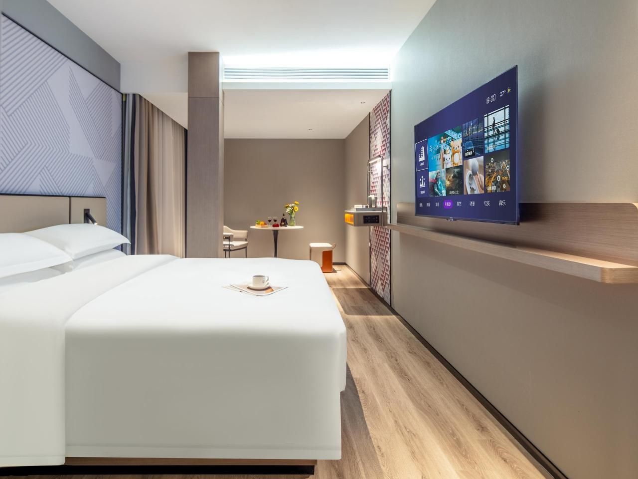 Borrman Hotel Beijing Tongzhou Canal Culture Square Dossen - Standard Bed Room