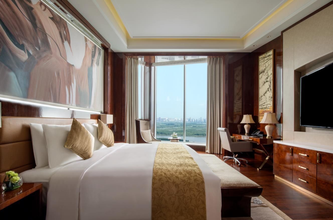 JW Marriott Hotel Harbin River North Deluxe, Guest room, 1 King, River view