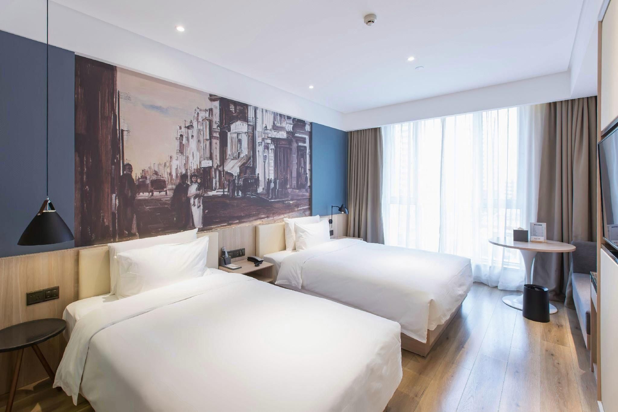 Atour Hotel Harbin University of Science and Technology Metro Station Atour - Elegant Twin Bed Room