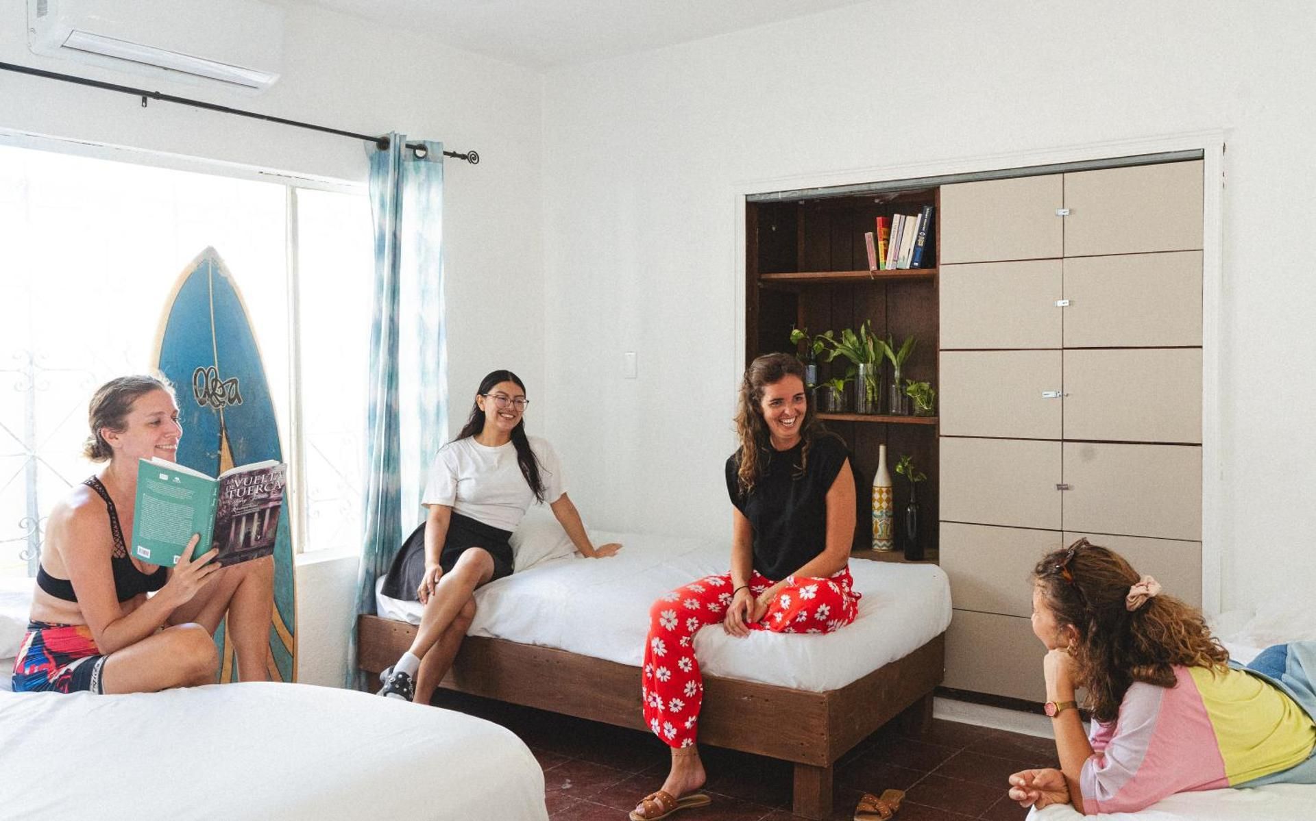Single Bed in Female Dormitory Room