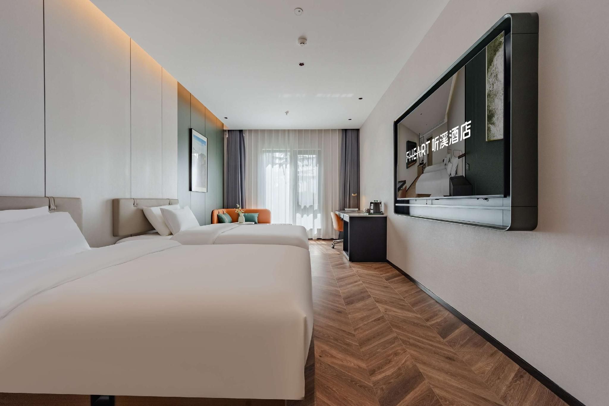 Business Double Room with 2 Single Beds