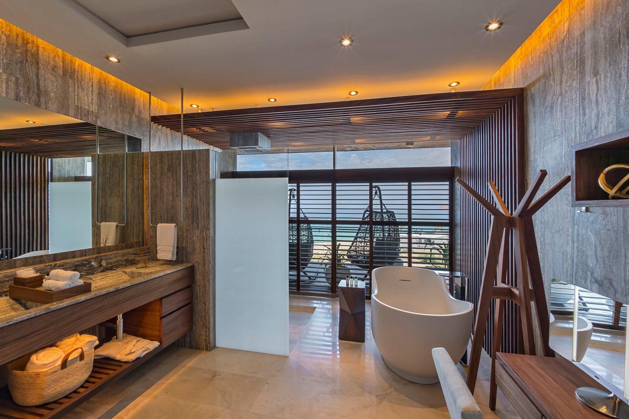 Beachfront Walk-Out, 3 Bedroom Residence, Beach front access, Garden level, Fireplace, Terrace