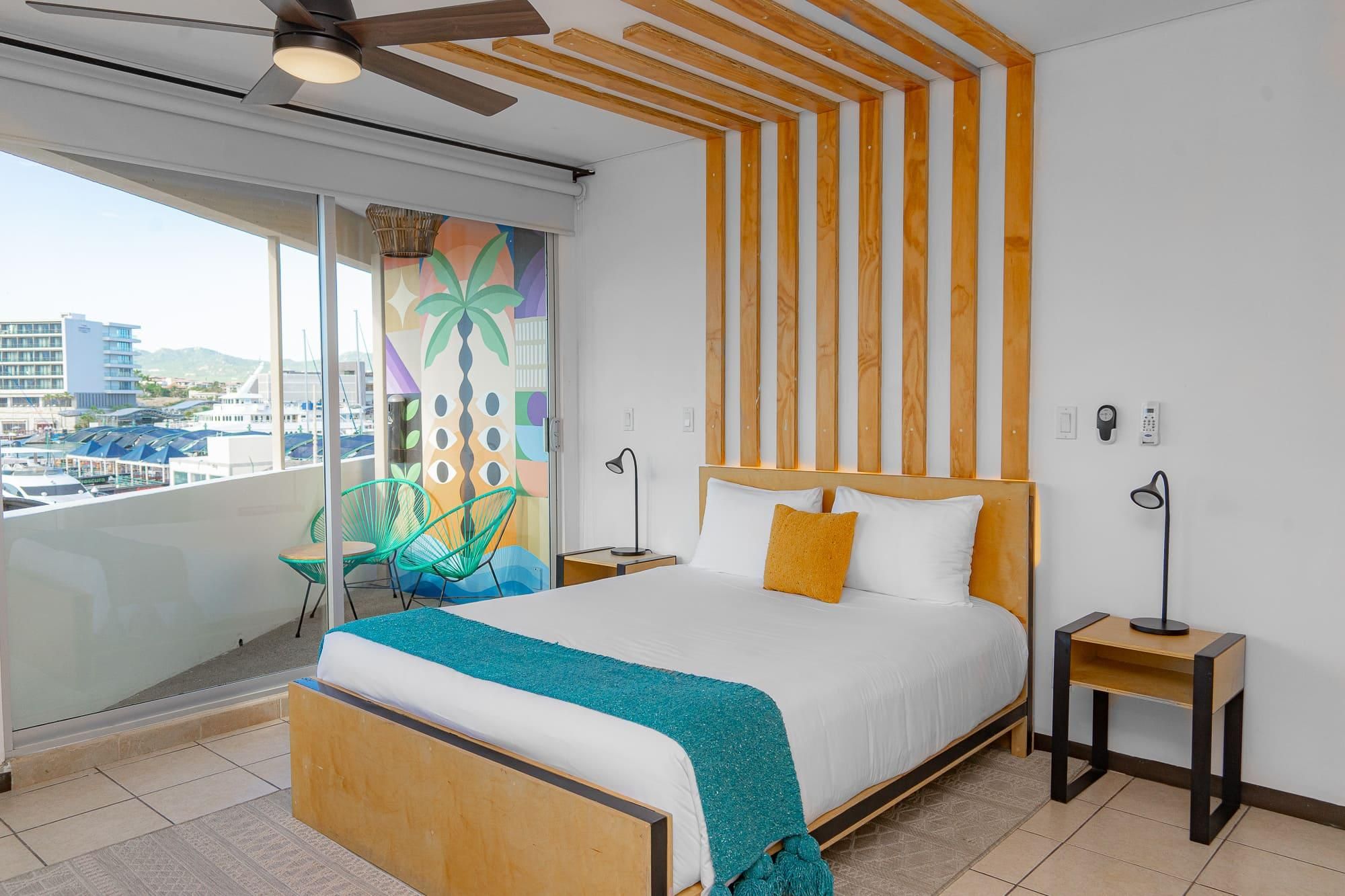 Private Queen Room with Private Bathroom and Balcony
