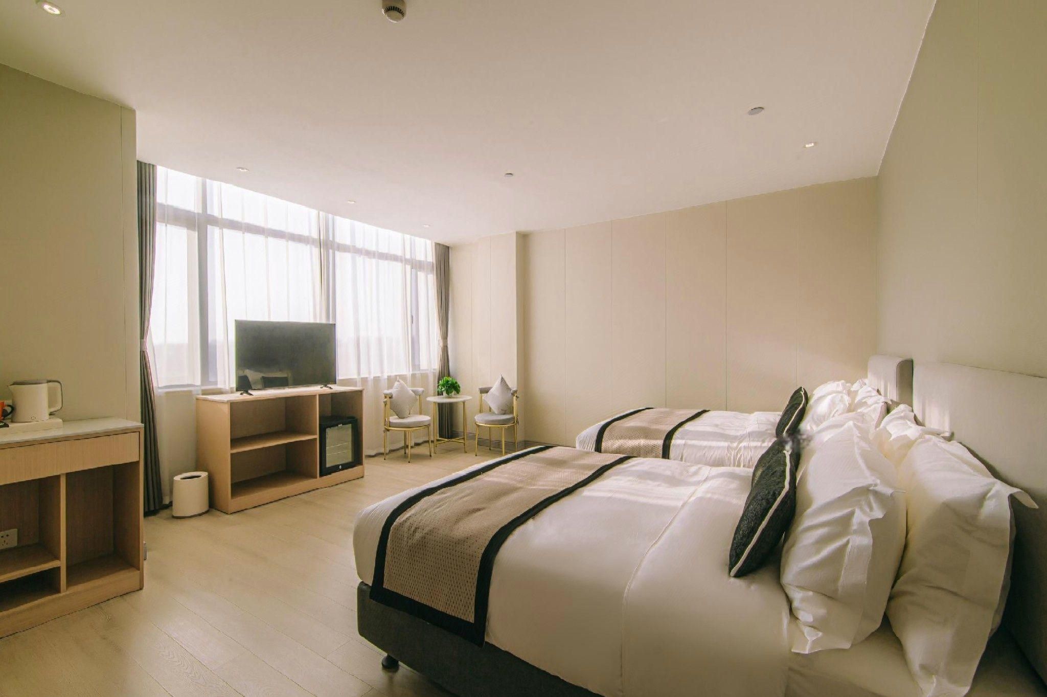 Shanghai JOYFUL YARD Hotel-Free shuttle bus to Pudong Airport and Disneyland Standard Twin Room