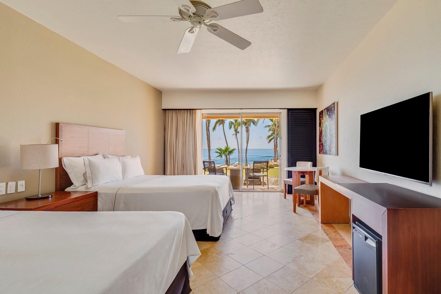 Ocean View Solarium Room with 2 Double Beds