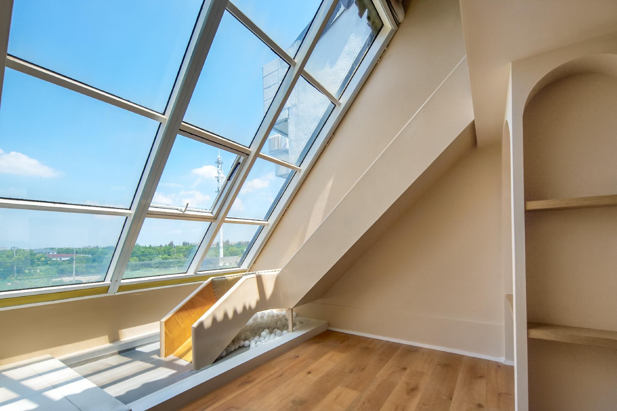 Loft with Bathtub