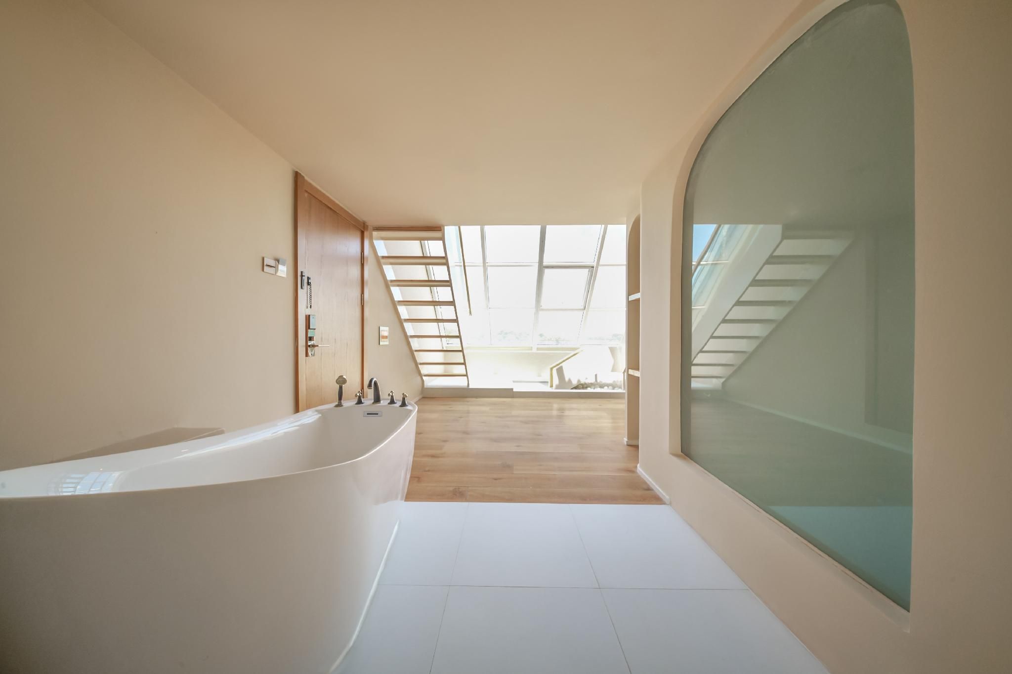Loft with Bathtub