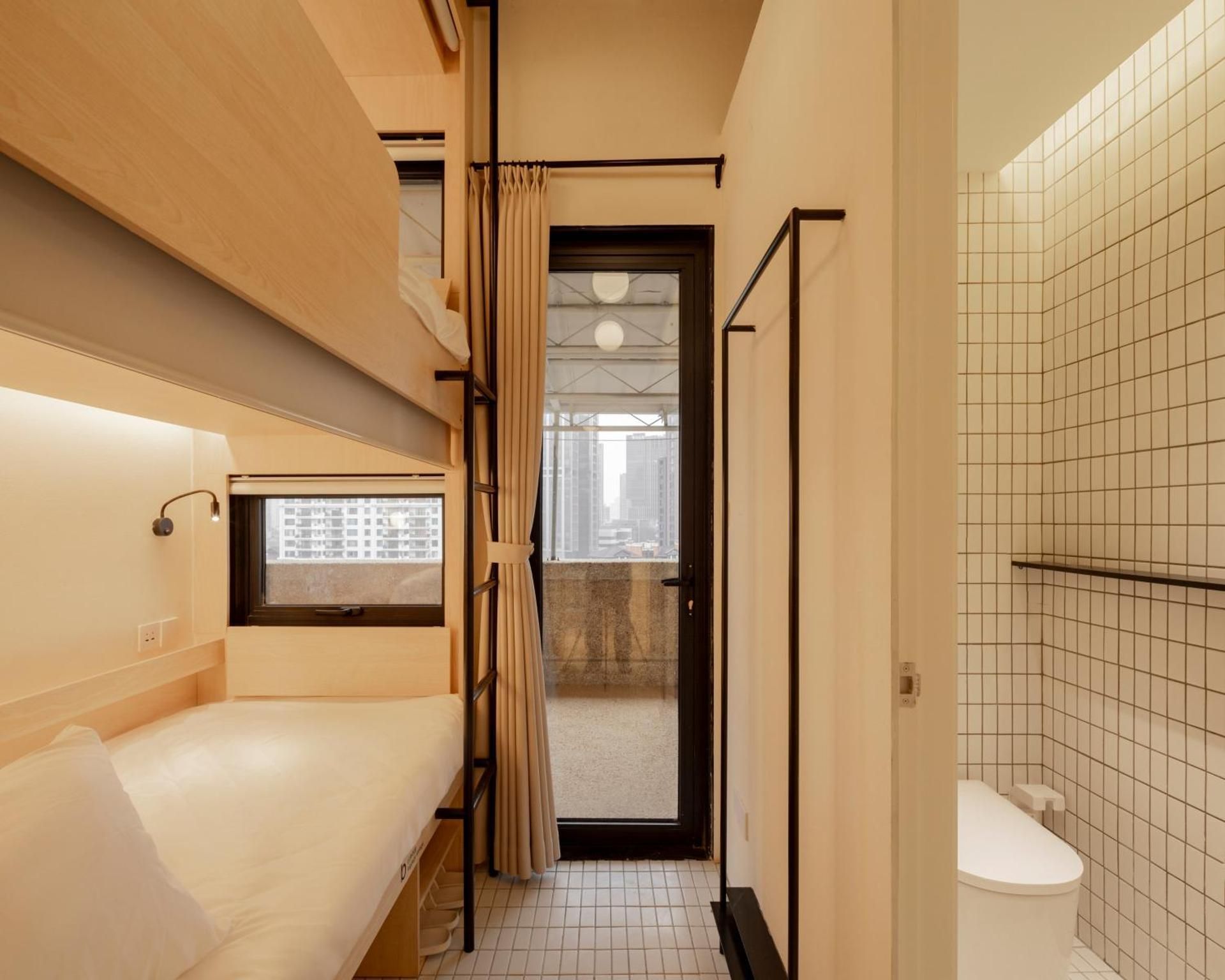 Spacious 2 Bunk Beds with Windows and Private Balcony
