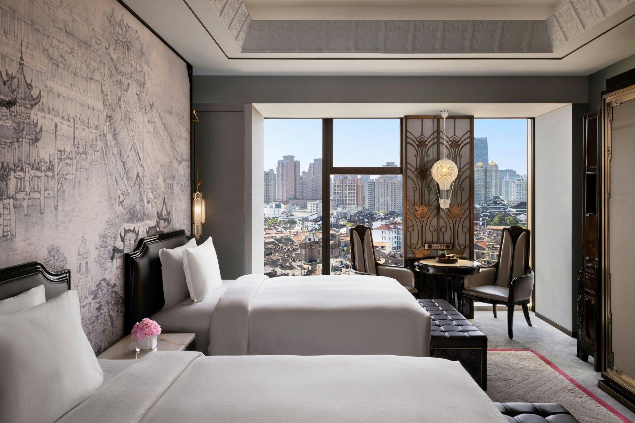 Yu Garden View Twin Room, Guest room, 2 Twin, Yu Garden view