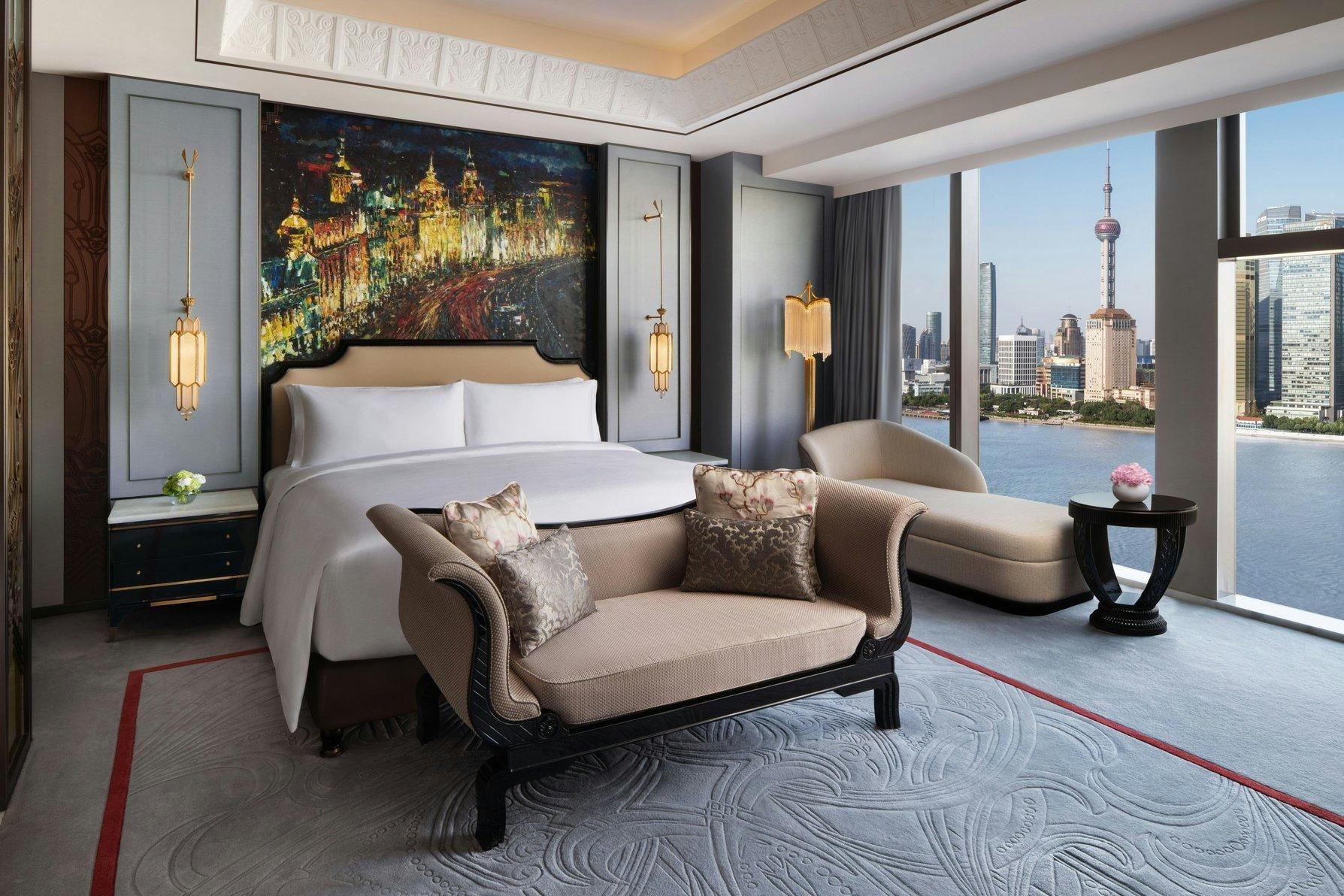 Shanghai John Jacob Astor, Suite, 1 King, Panoramic Bund view