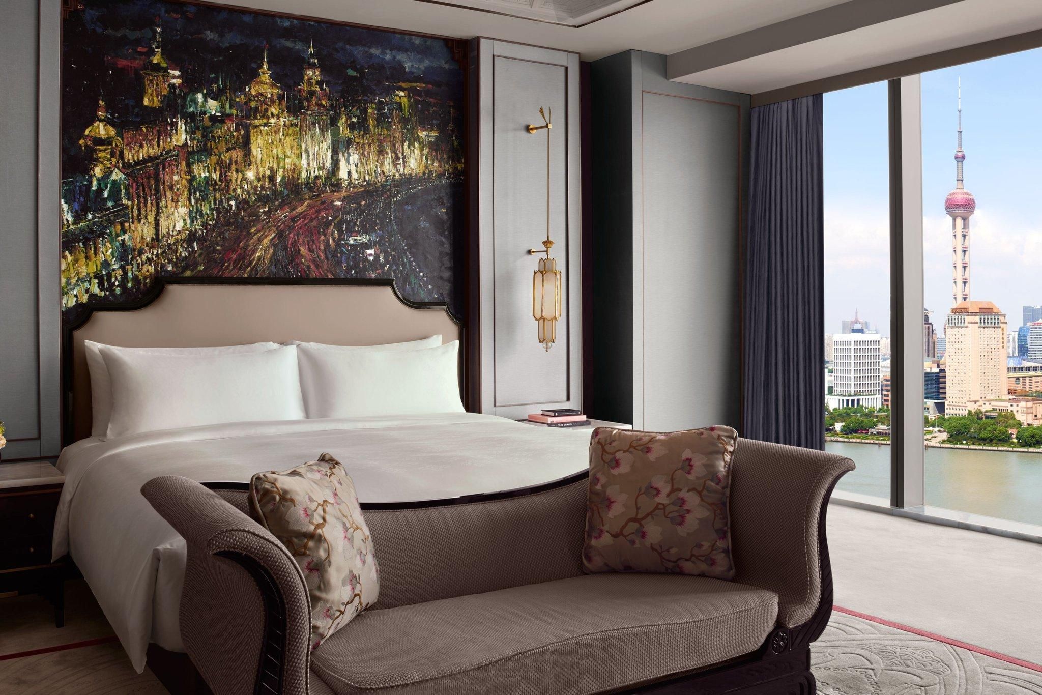 Shanghai John Jacob Astor, Suite, 1 King, Panoramic Bund view