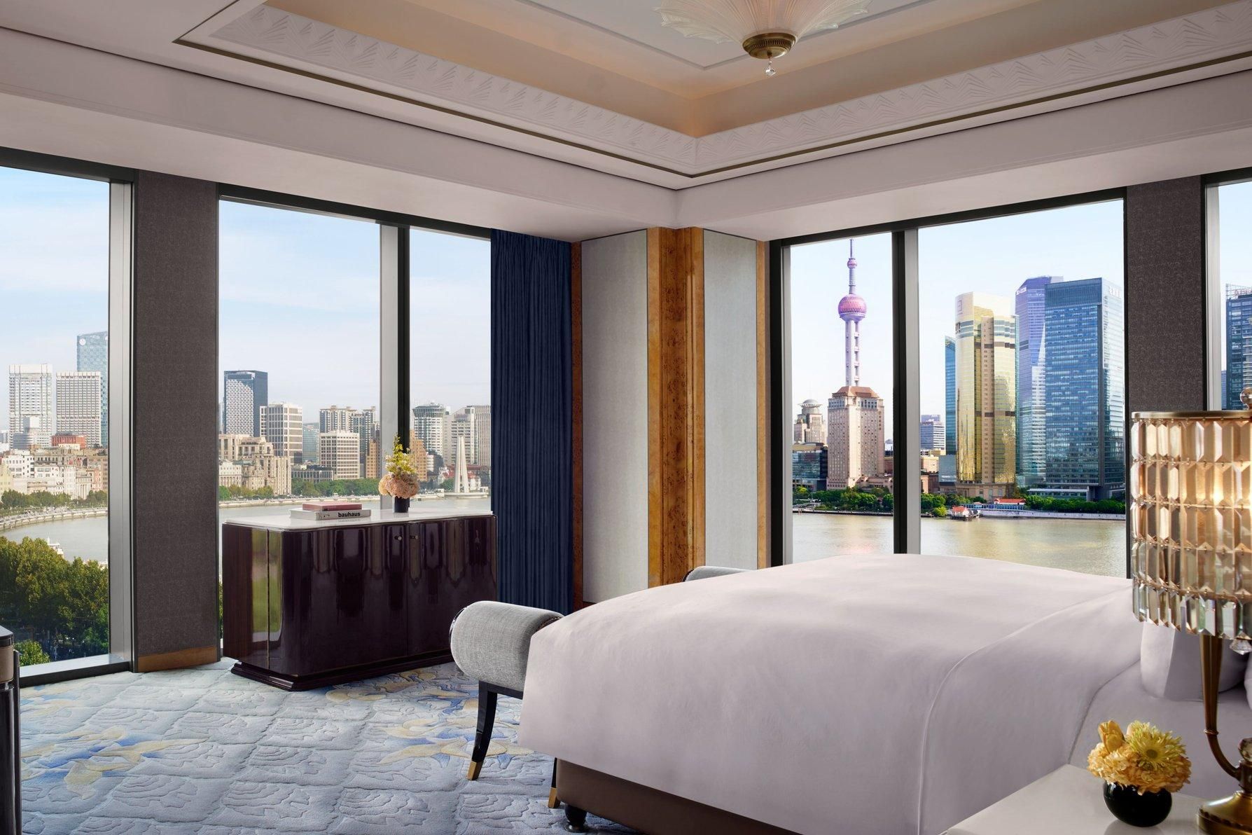 Panoramic Bund View Room, Guest room, 1 King, Panoramic Bund view