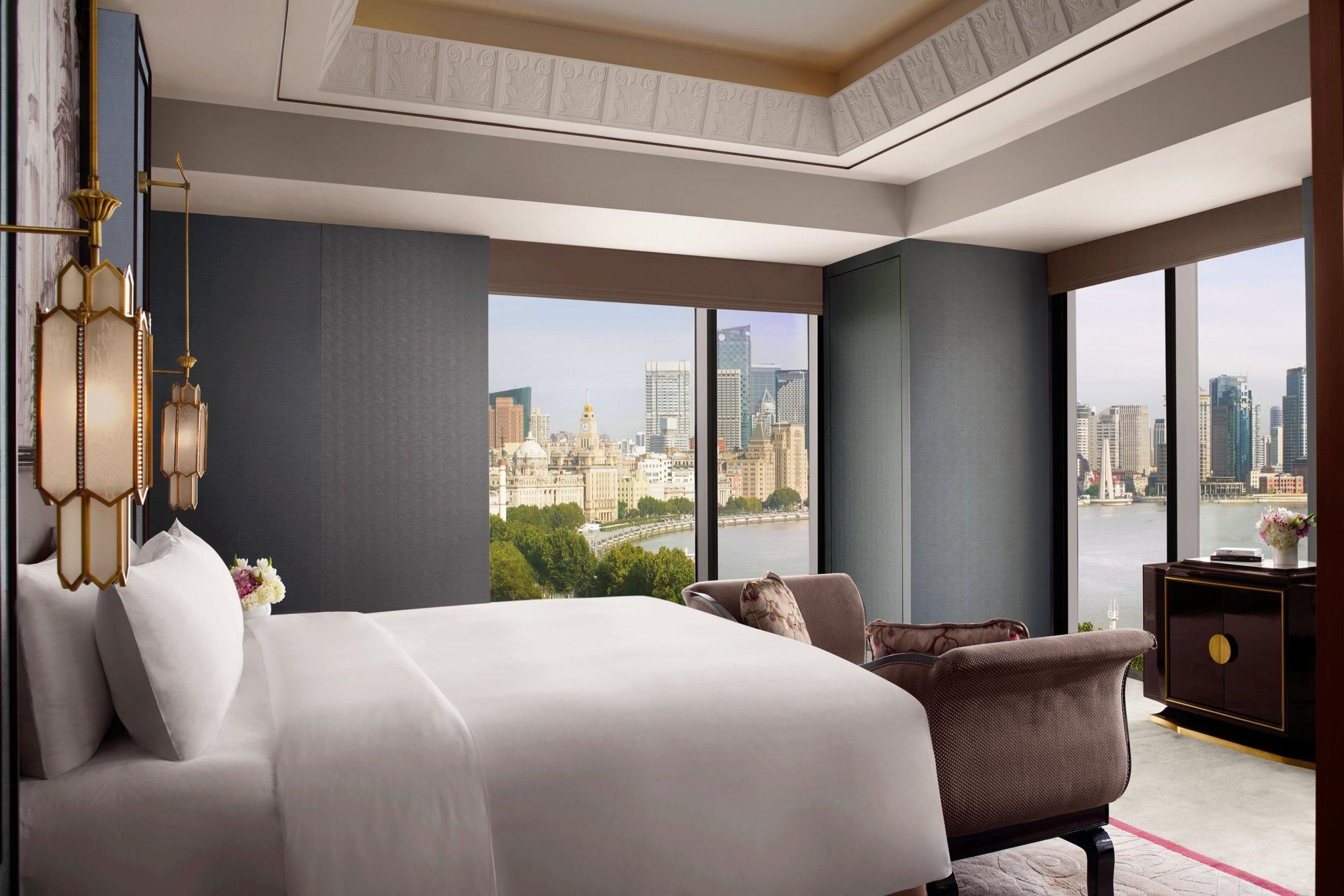 Shanghai Panoramic Bund, Guest room, 1 King, Panoramic Bund view