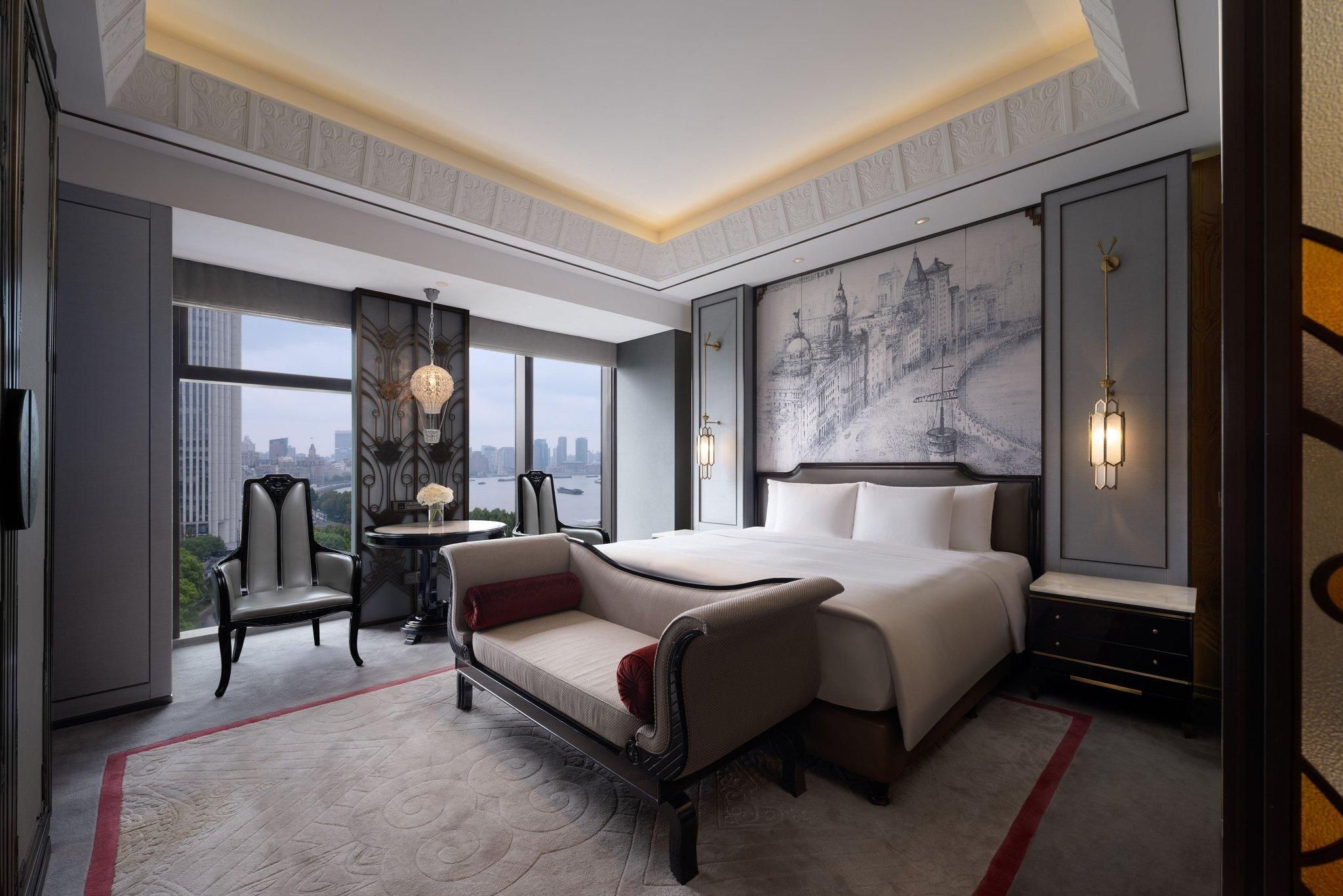 Shanghai Bund View Room, Guest room, 1 King, Shanghai Bund view