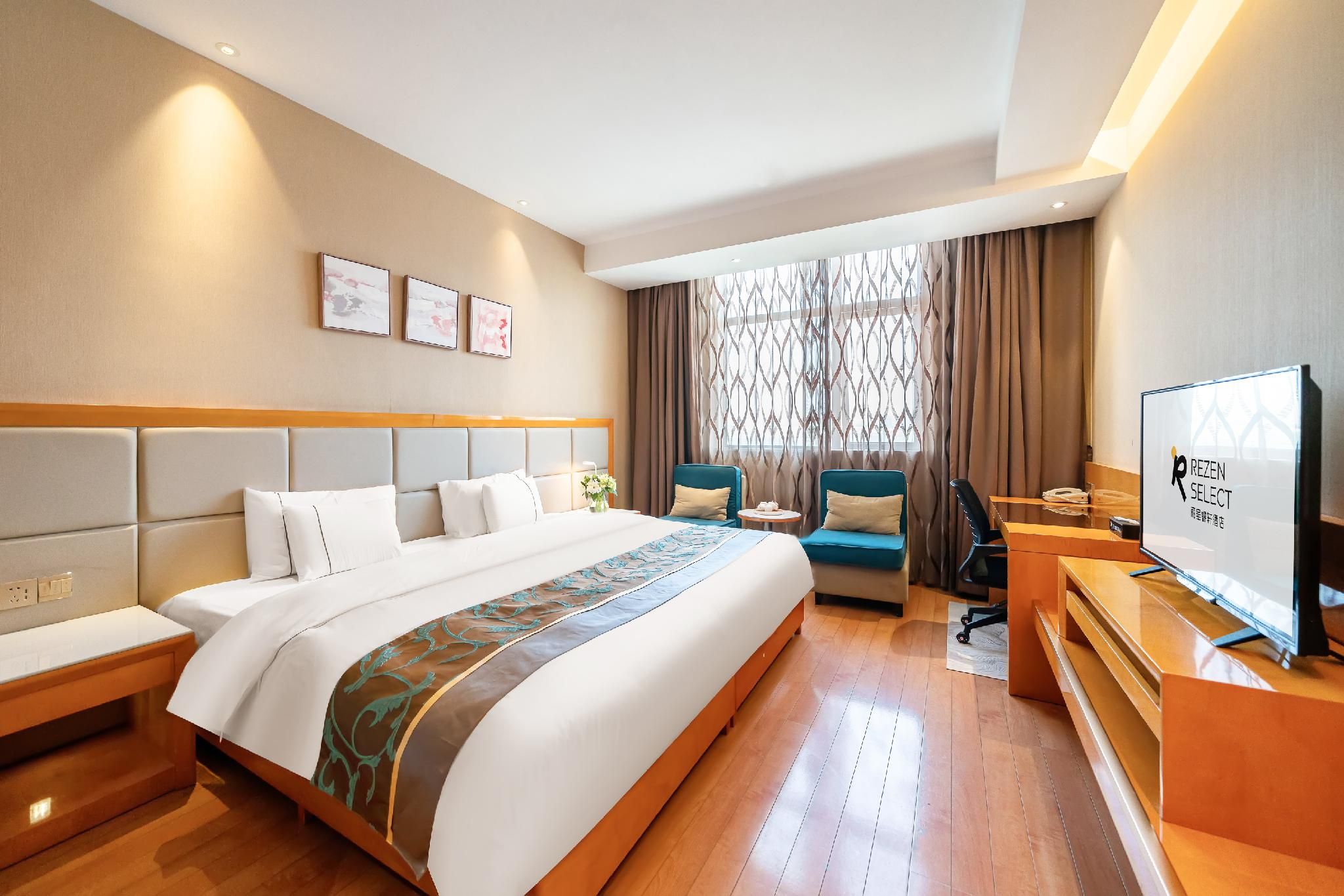 Rezen Select Hotel Shanghai Hongqiao Hub Rezen - SHEXIANG 1 Bed Room, Zero Pressure