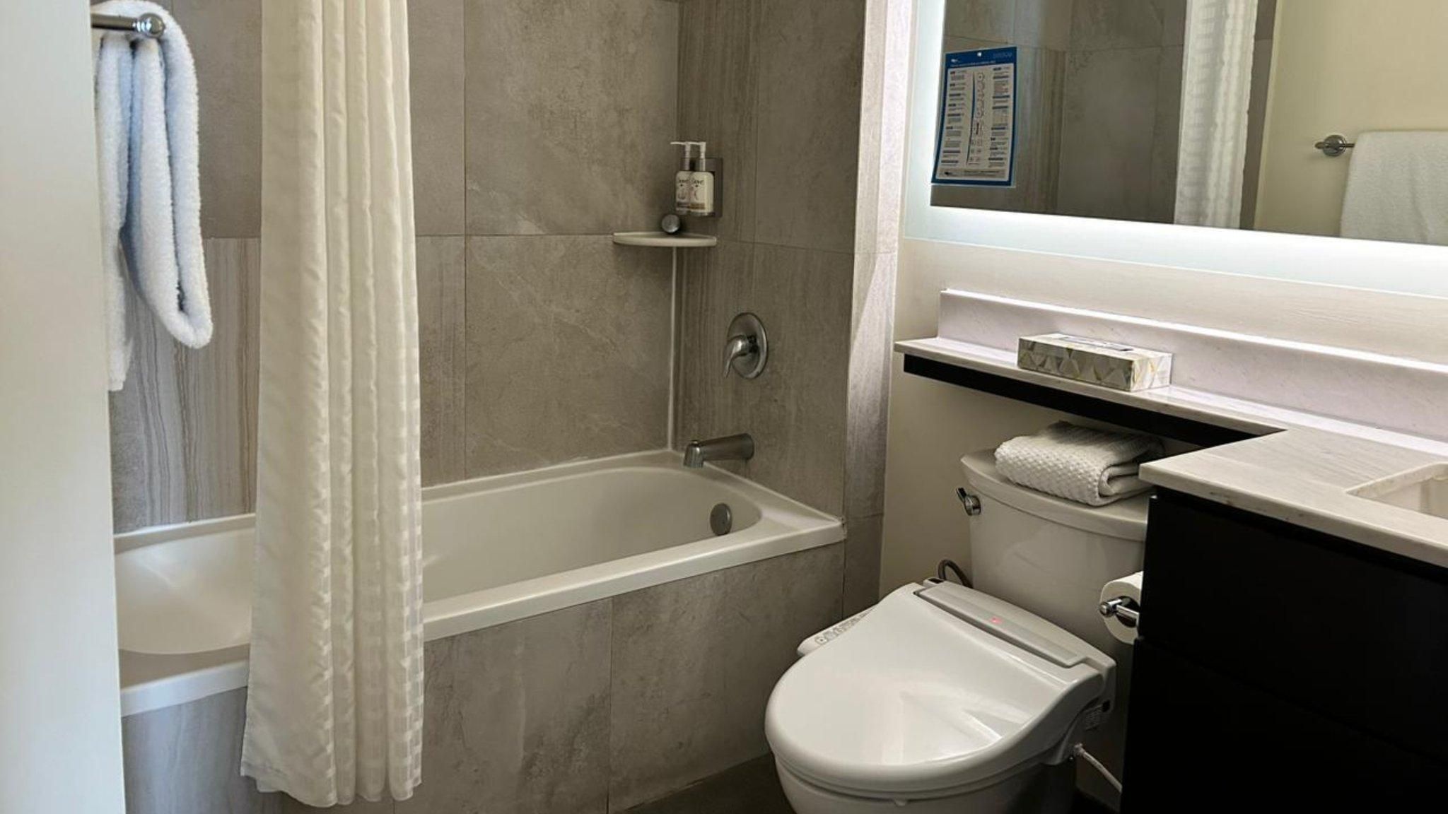 1 King Bed Studio Ste Con Bidet And Tub