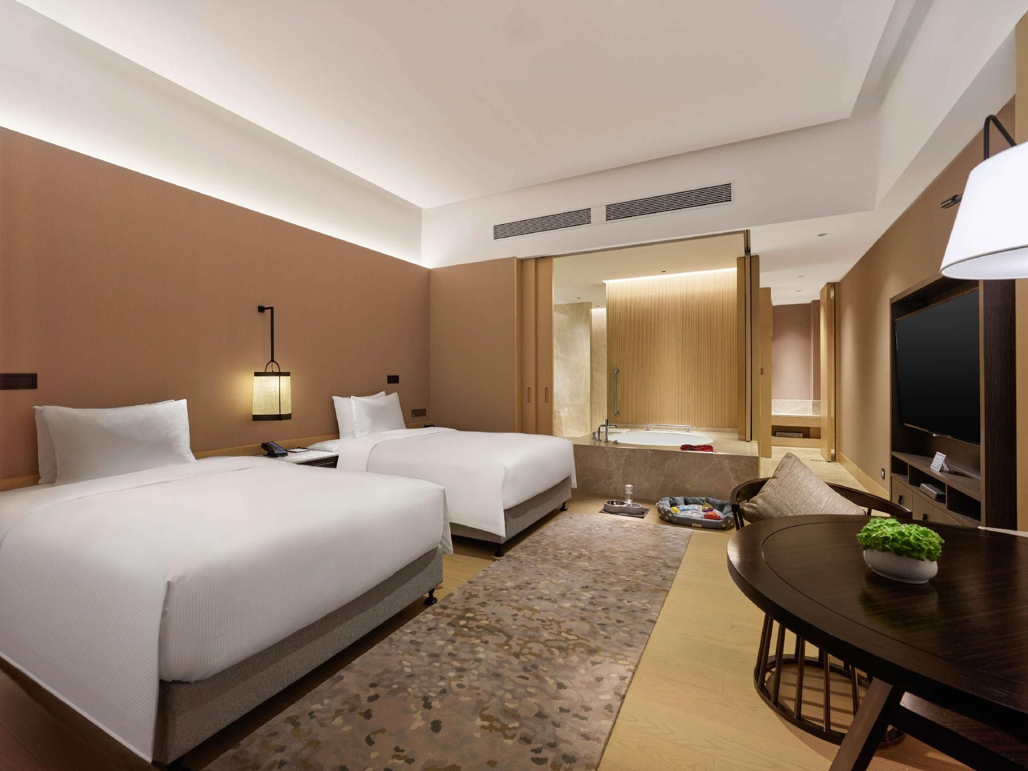 twin pet friendly room