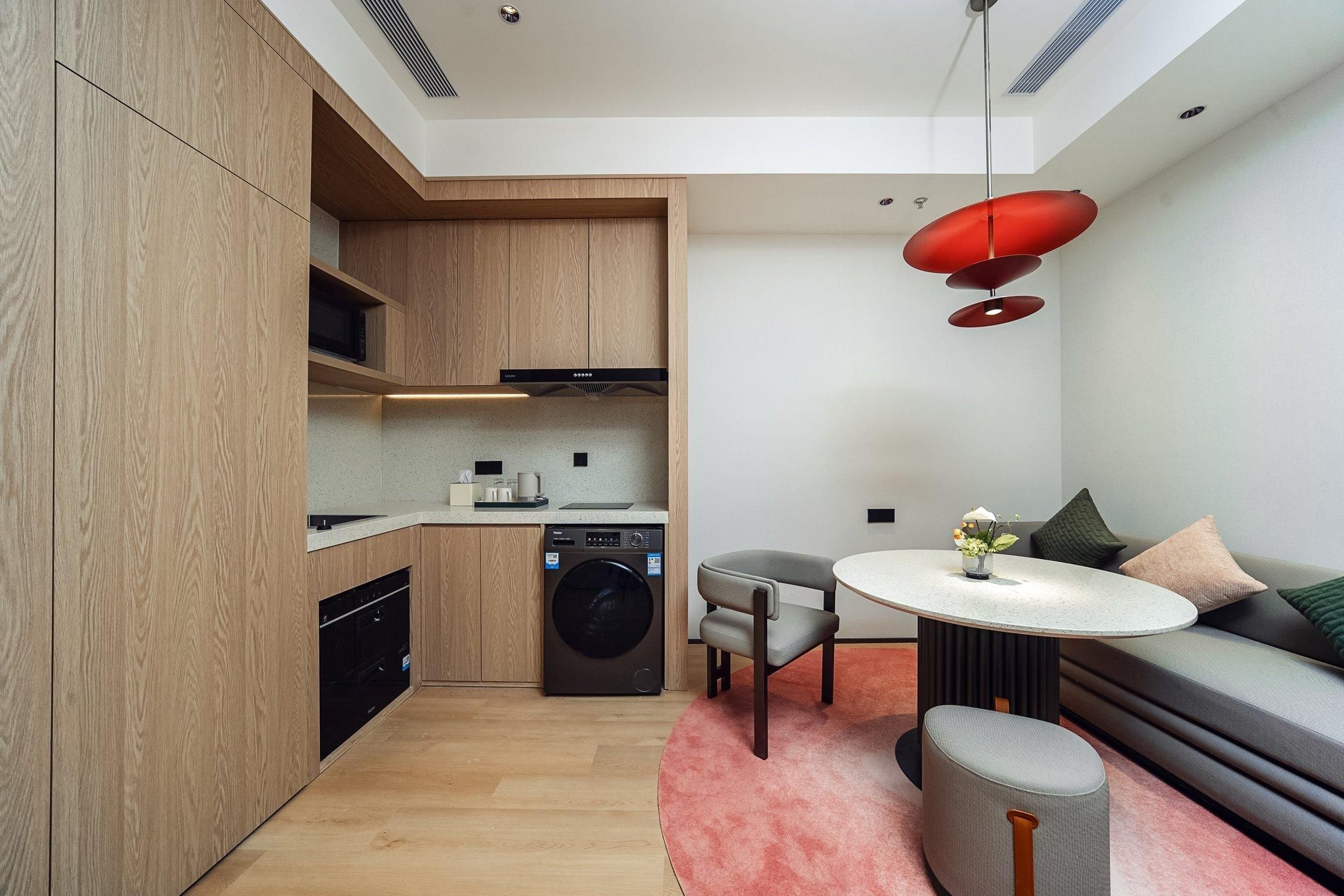 One Bedroom Suite Dining Kitchen