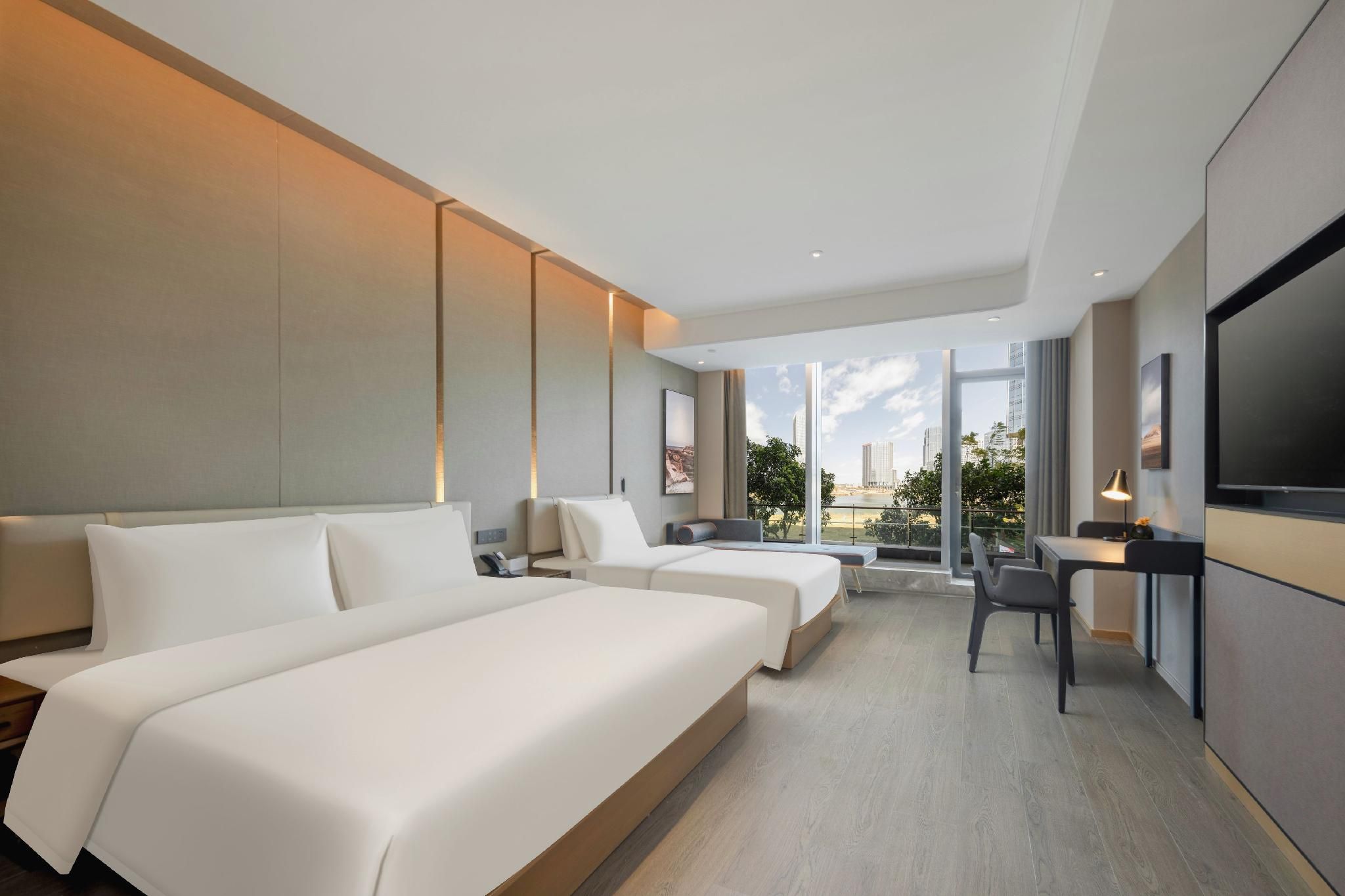 Jimu Family Room with Lake View