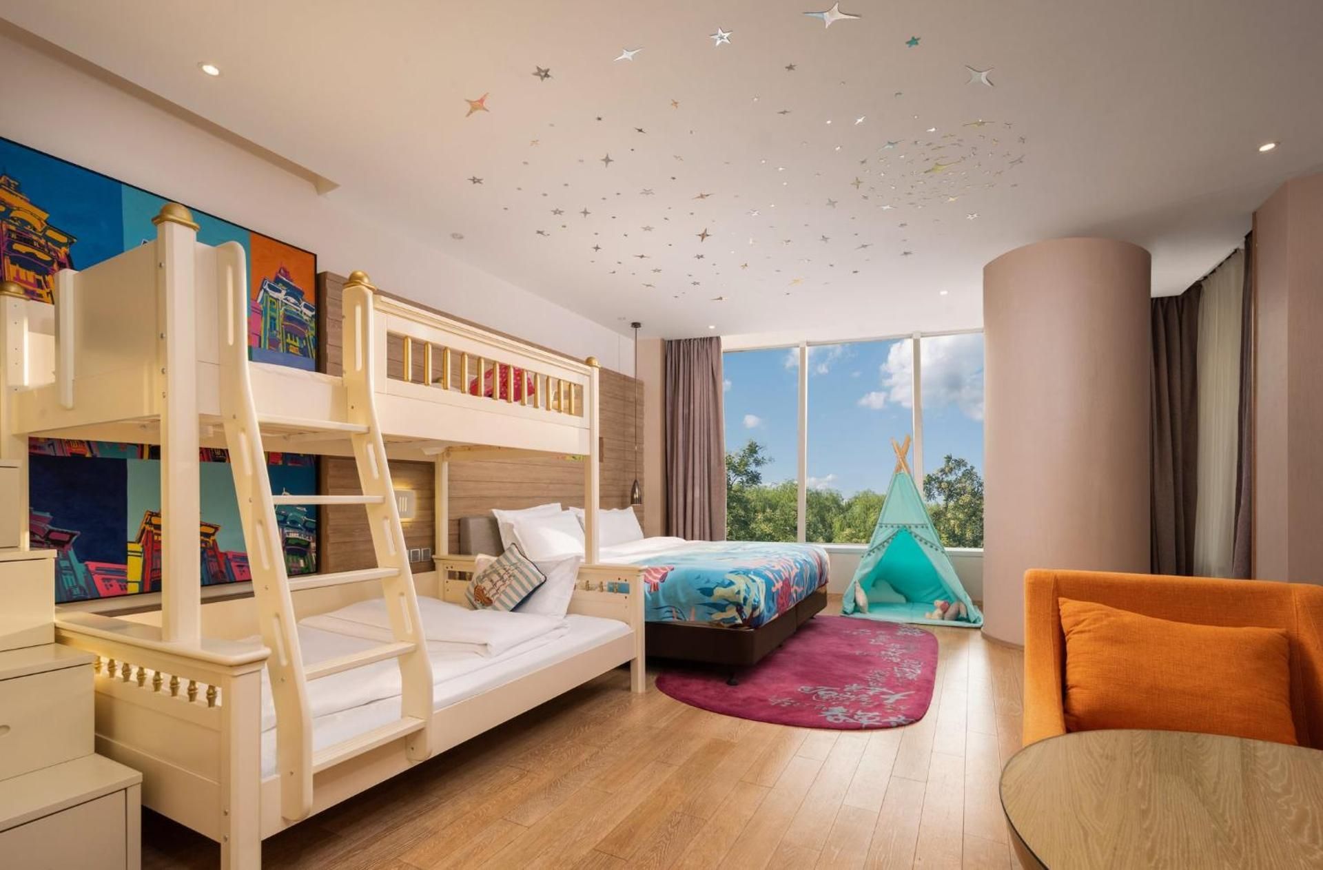 Premium King Room with One King and Bunk Bed