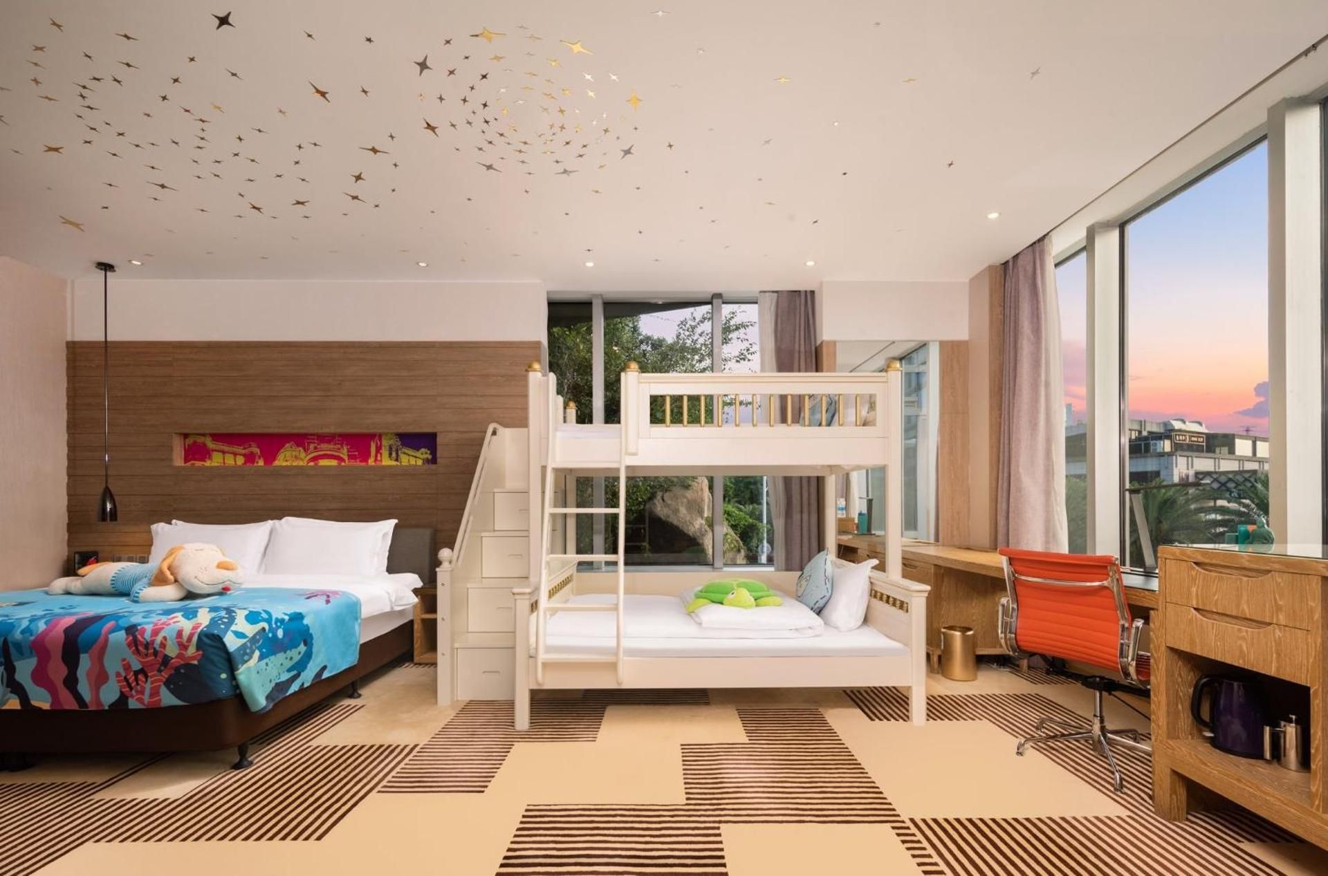 Premium King Room with One King and Bunk Bed