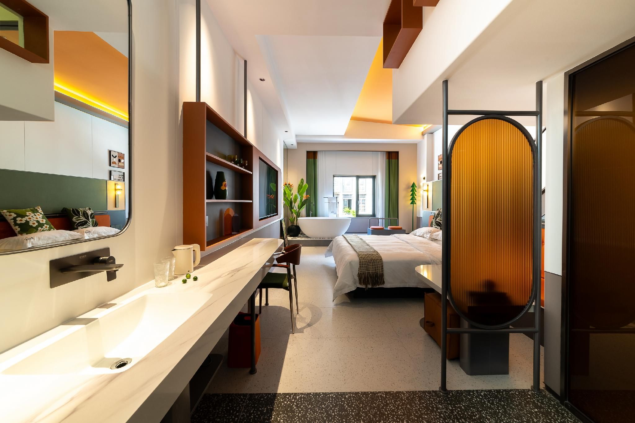 Loft with Bathtub