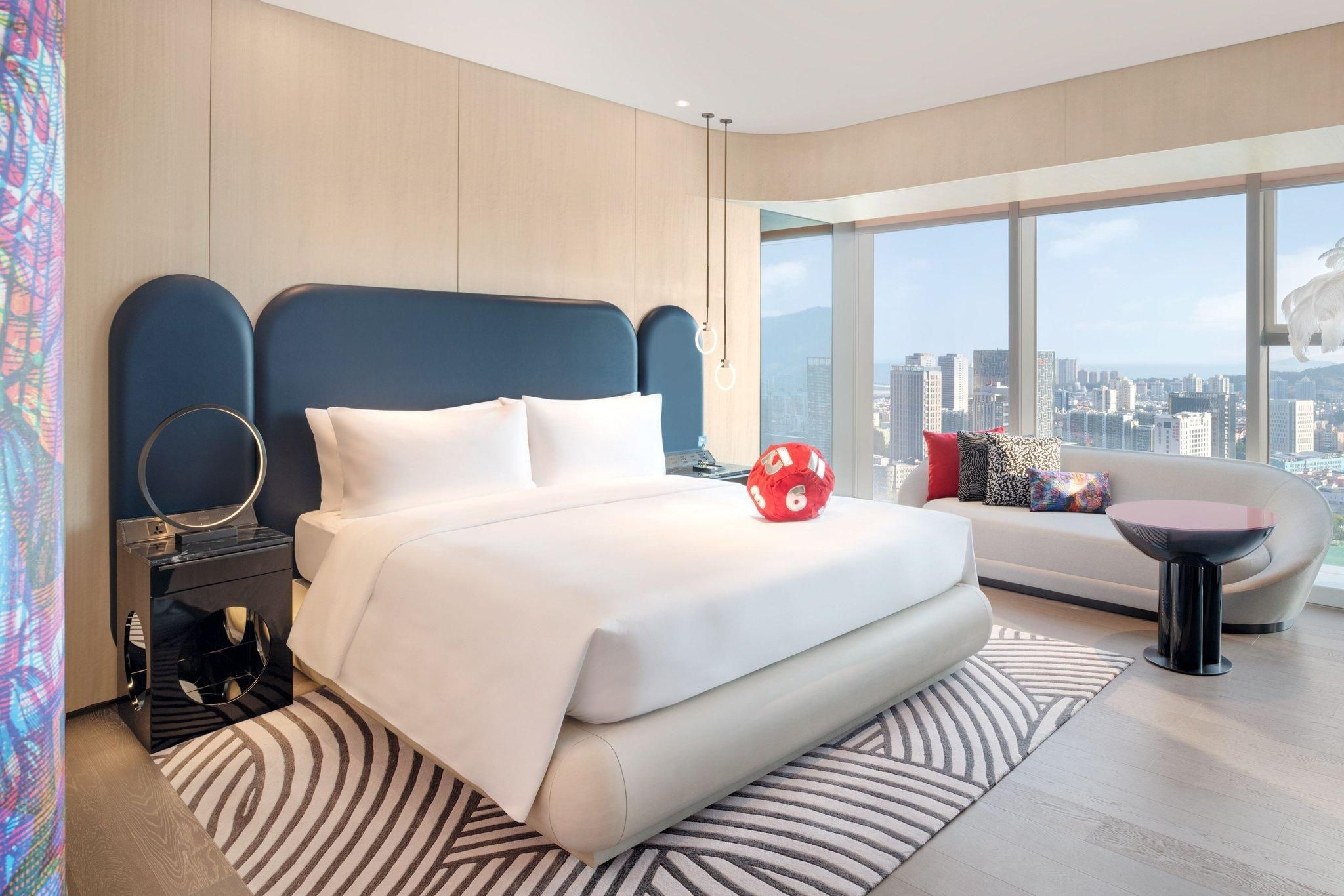 W Xiamen Fabulous Room, Guest room, 1 King, City view 2