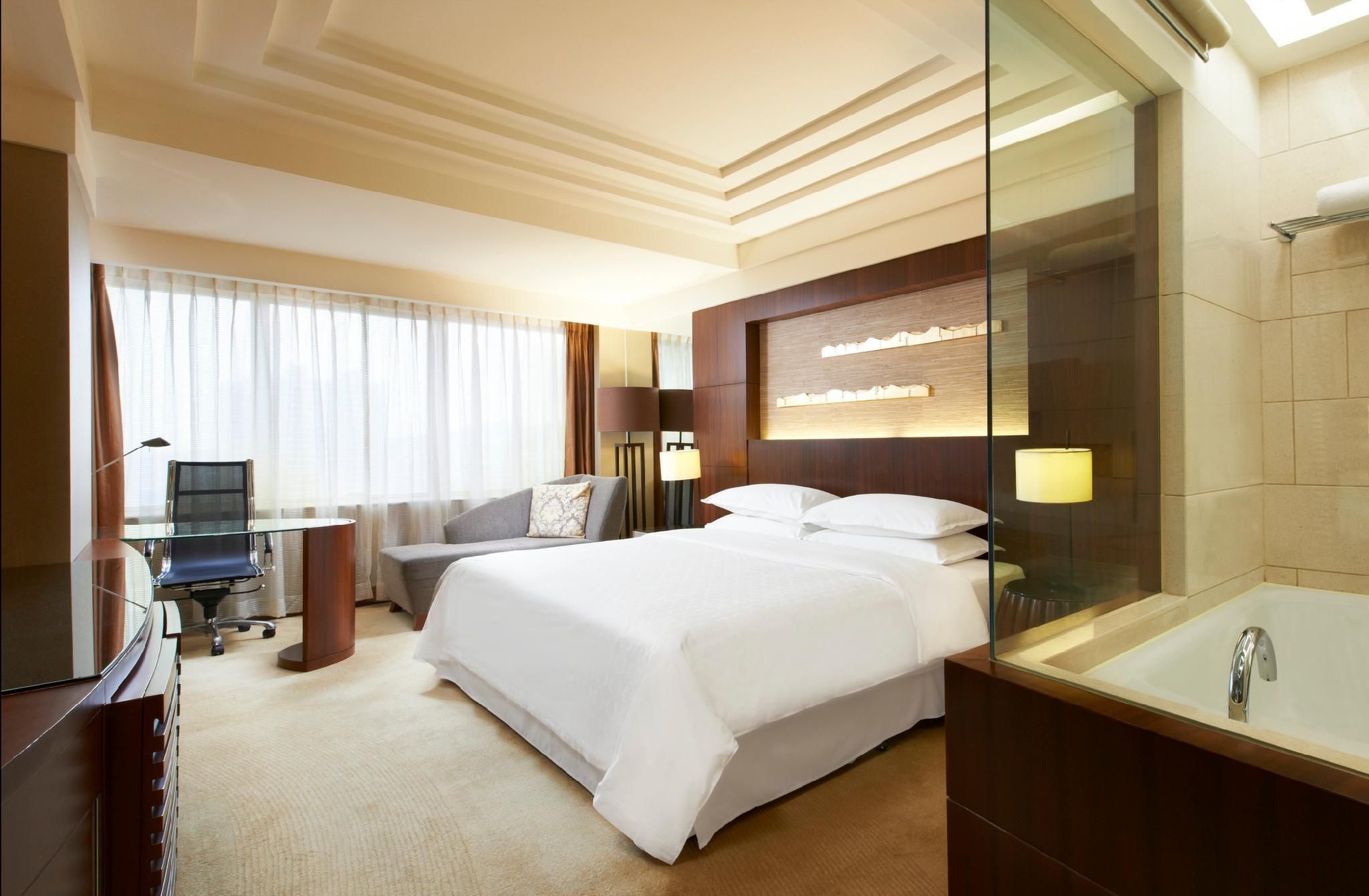 Guest room, 2 Double, City view, High floor