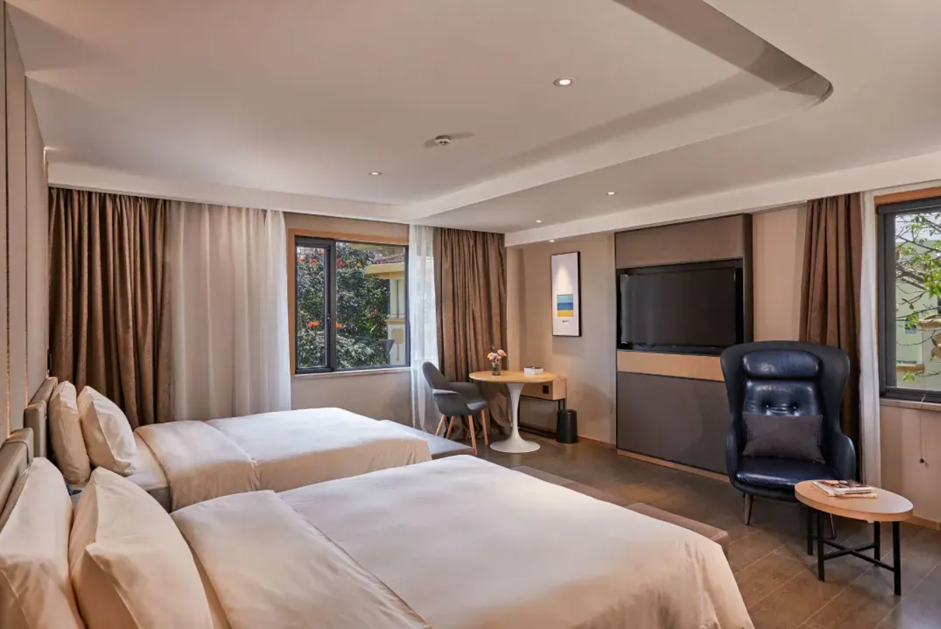 Atour - JIMU Twin Room with Garden view