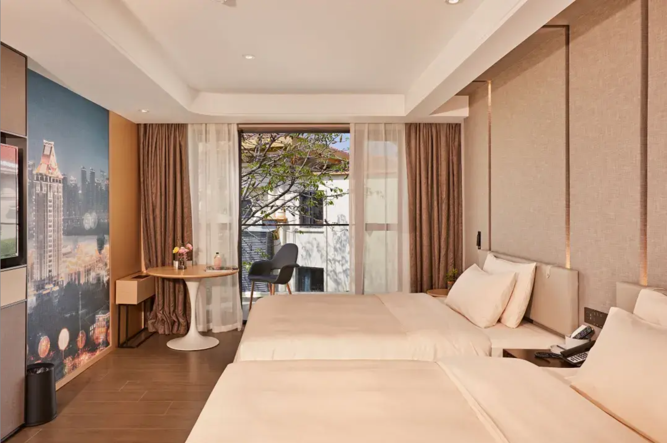 Atour - JIMU Twin Room with Garden view
